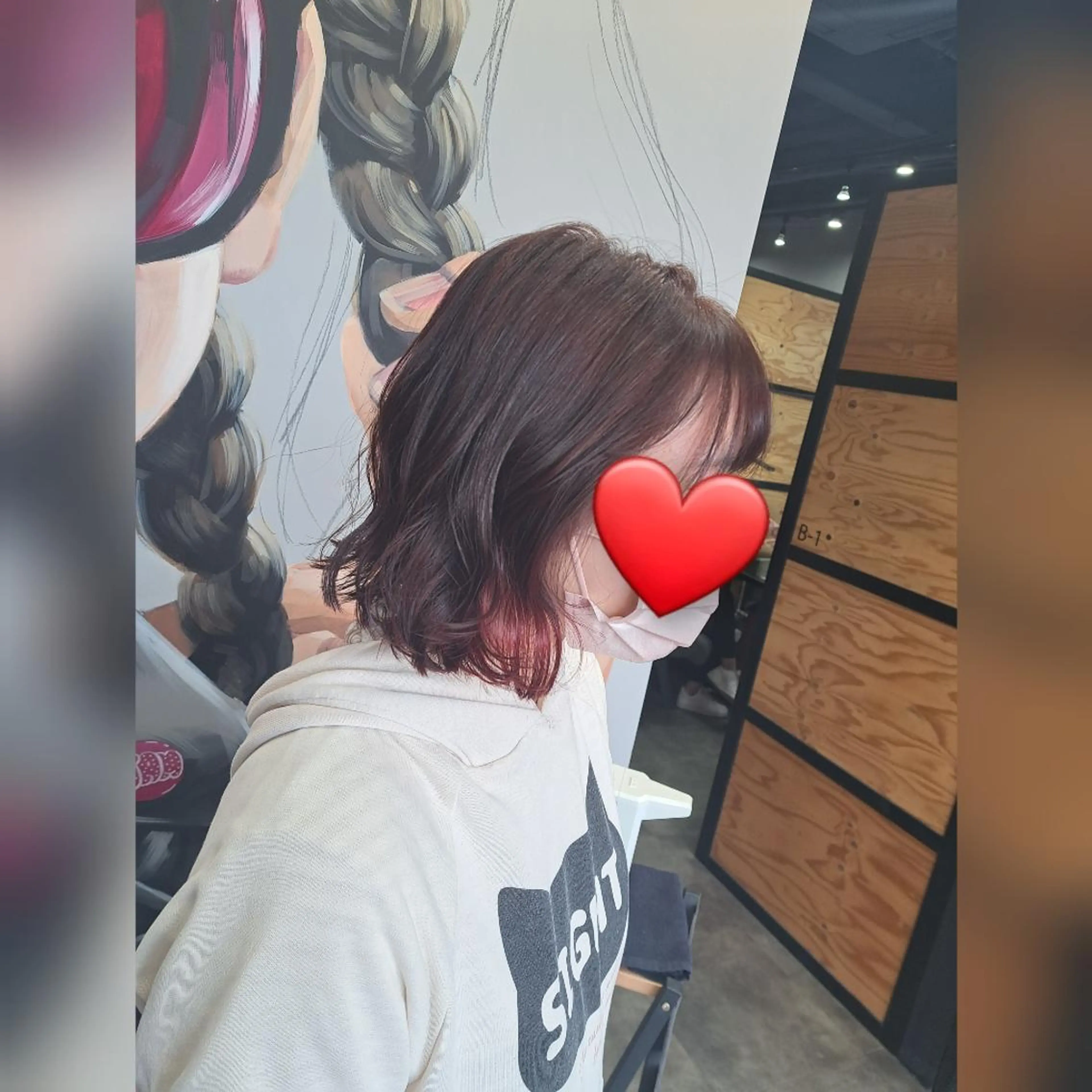 ショート カラー ヘアアレンジ あかね☆ヘアアレンジ /ボブ/縮毛矯正のヘアスタイル