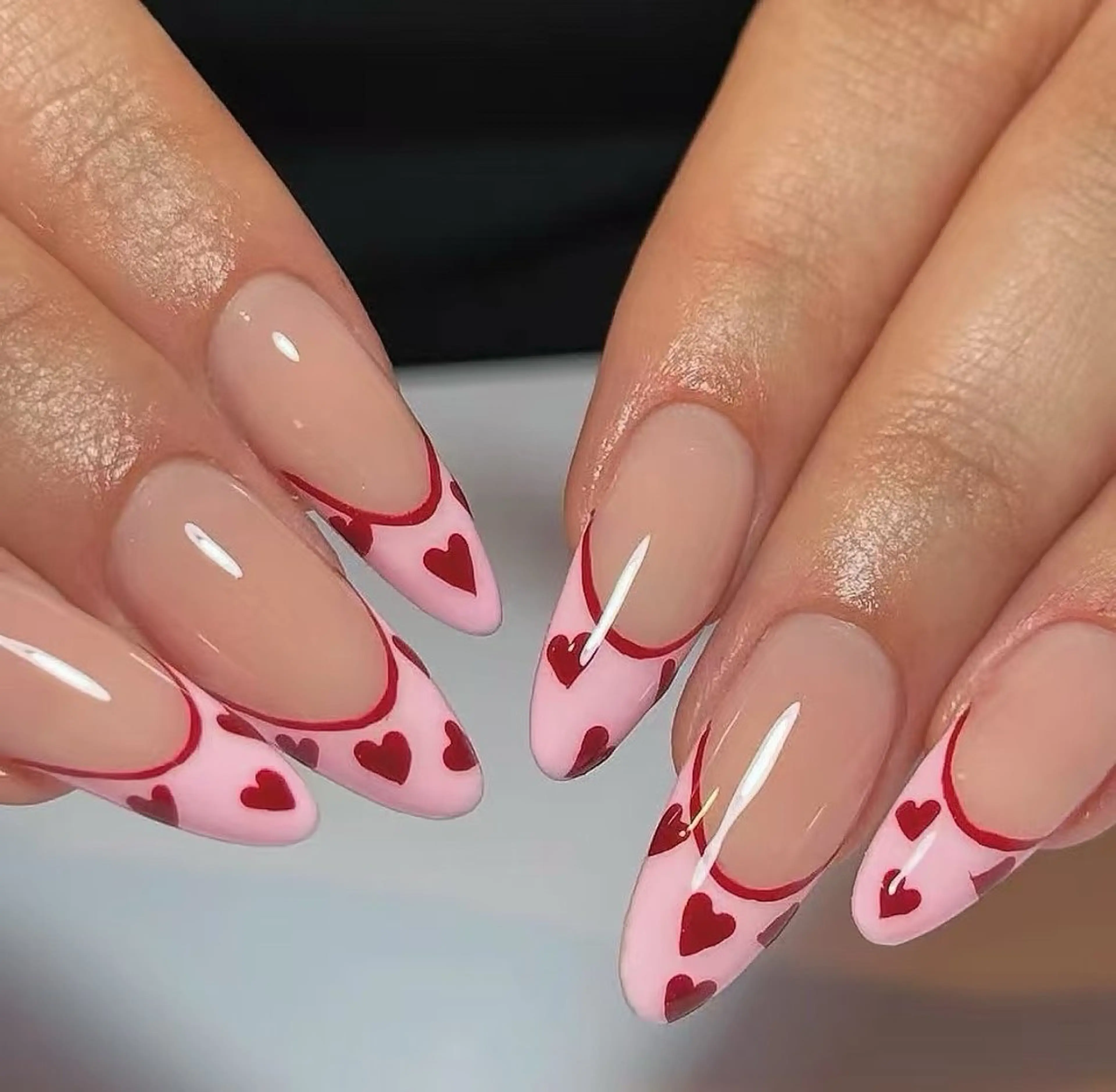 ネイル ハンドネイル MoonNail ユリ🌸のネイルデザイン