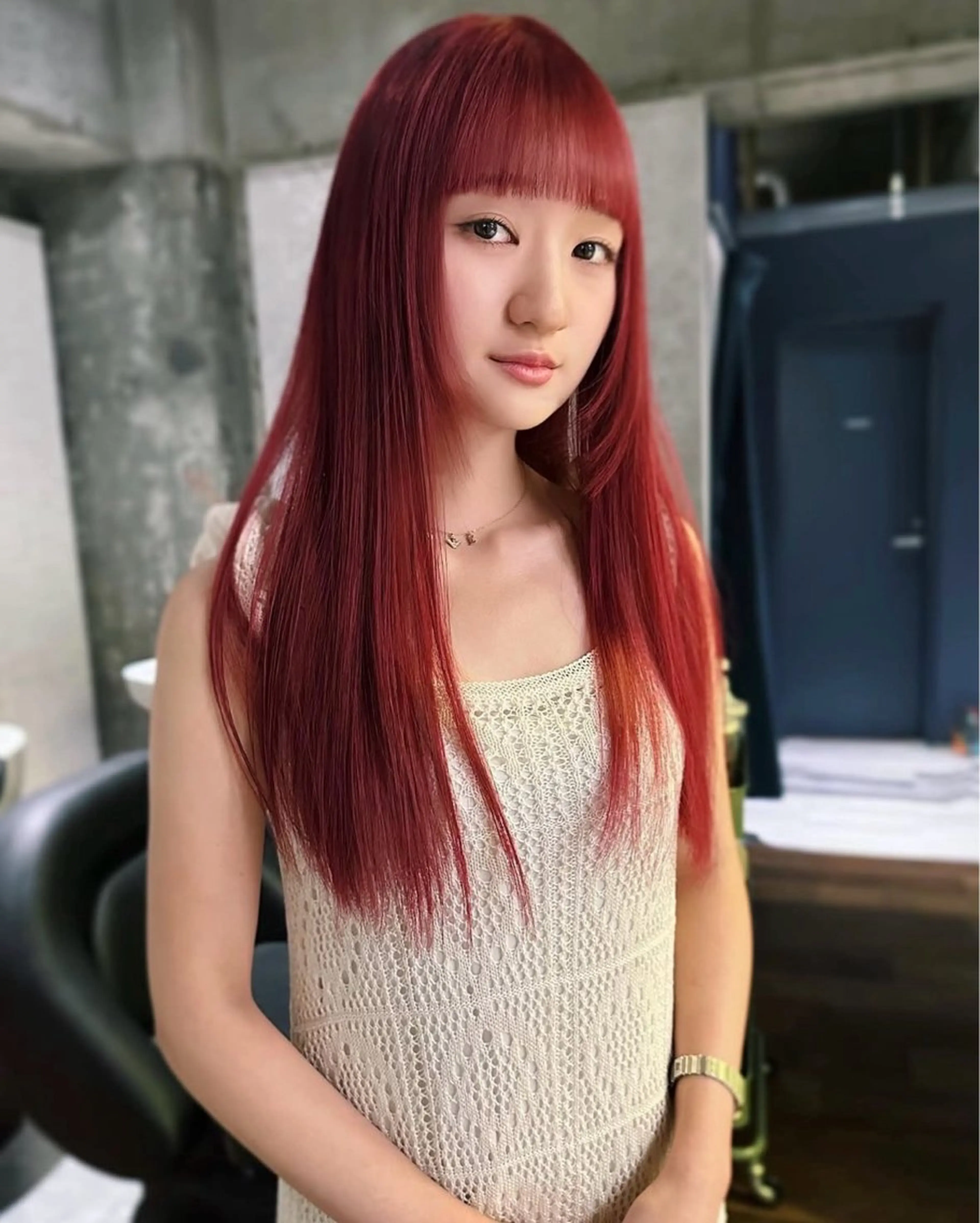 【ダブルカラー🎨💫】全頭ブリーチ＋カラー＋ランクアップトリートメントの写真