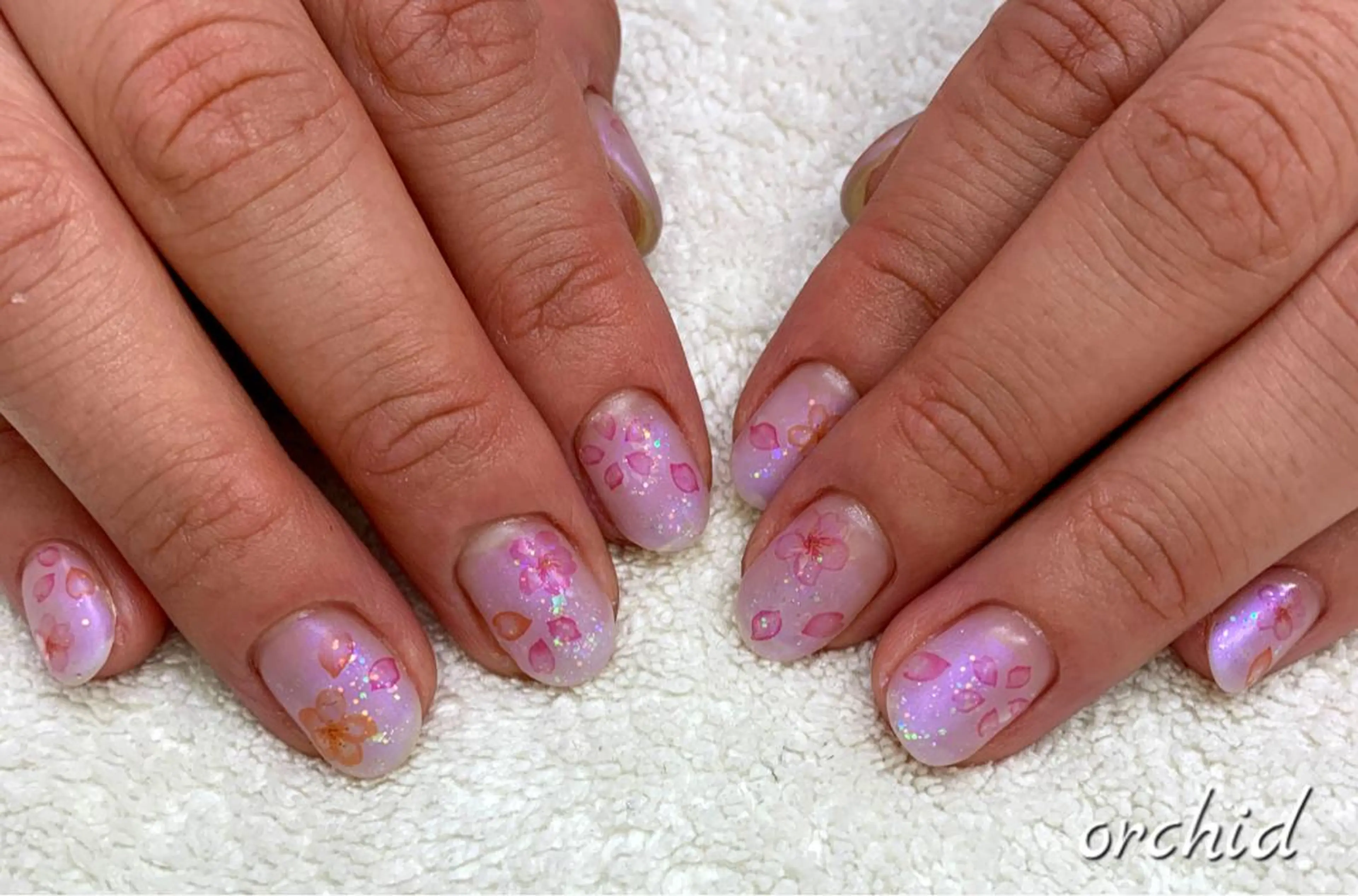 ネイル 桜ネイル マットネイル orchid ♡オーキッドのネイルデザイン