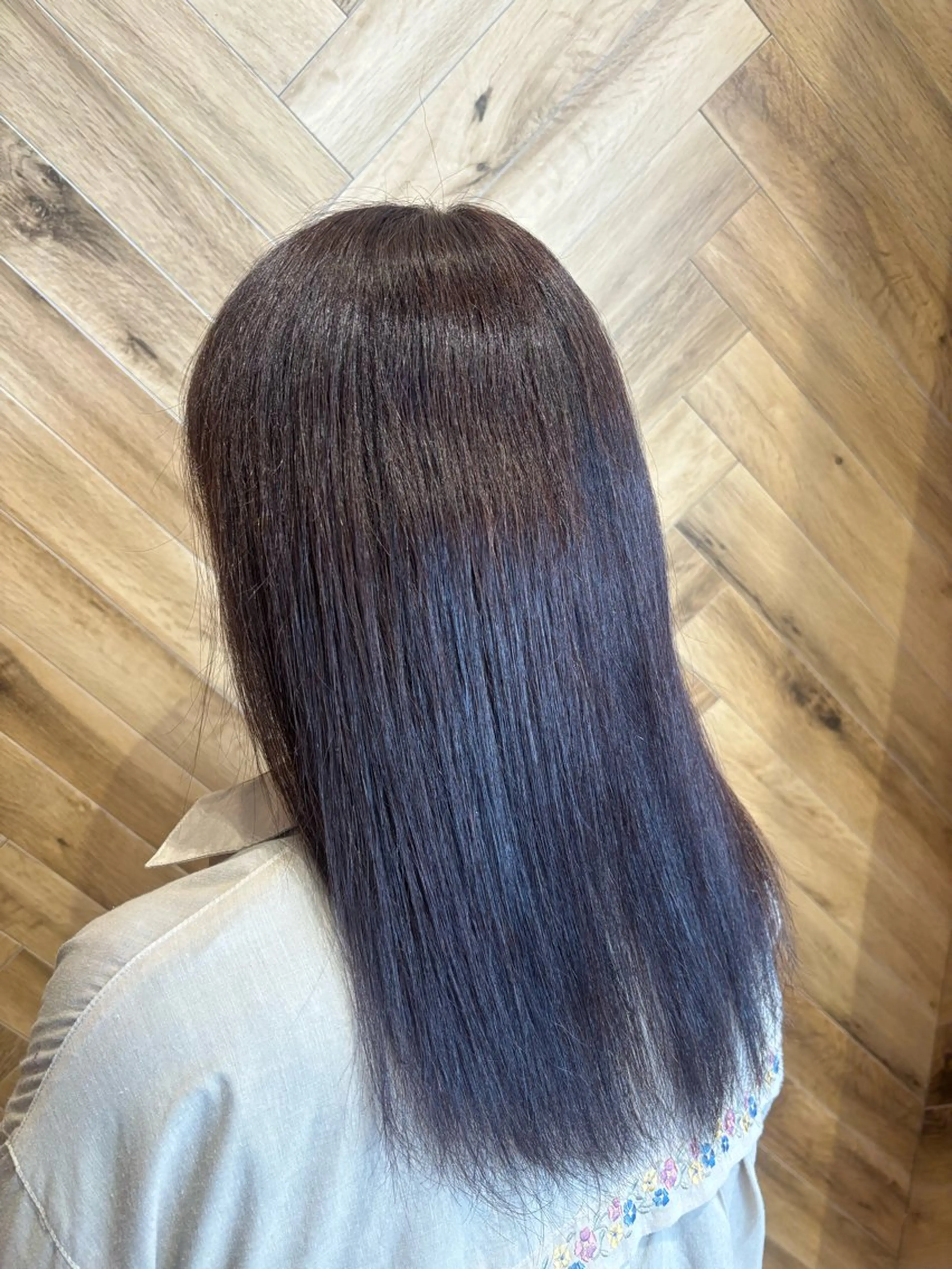 セミロング ヘアカラー Earth 岩槻店 suzuのヘアスタイル