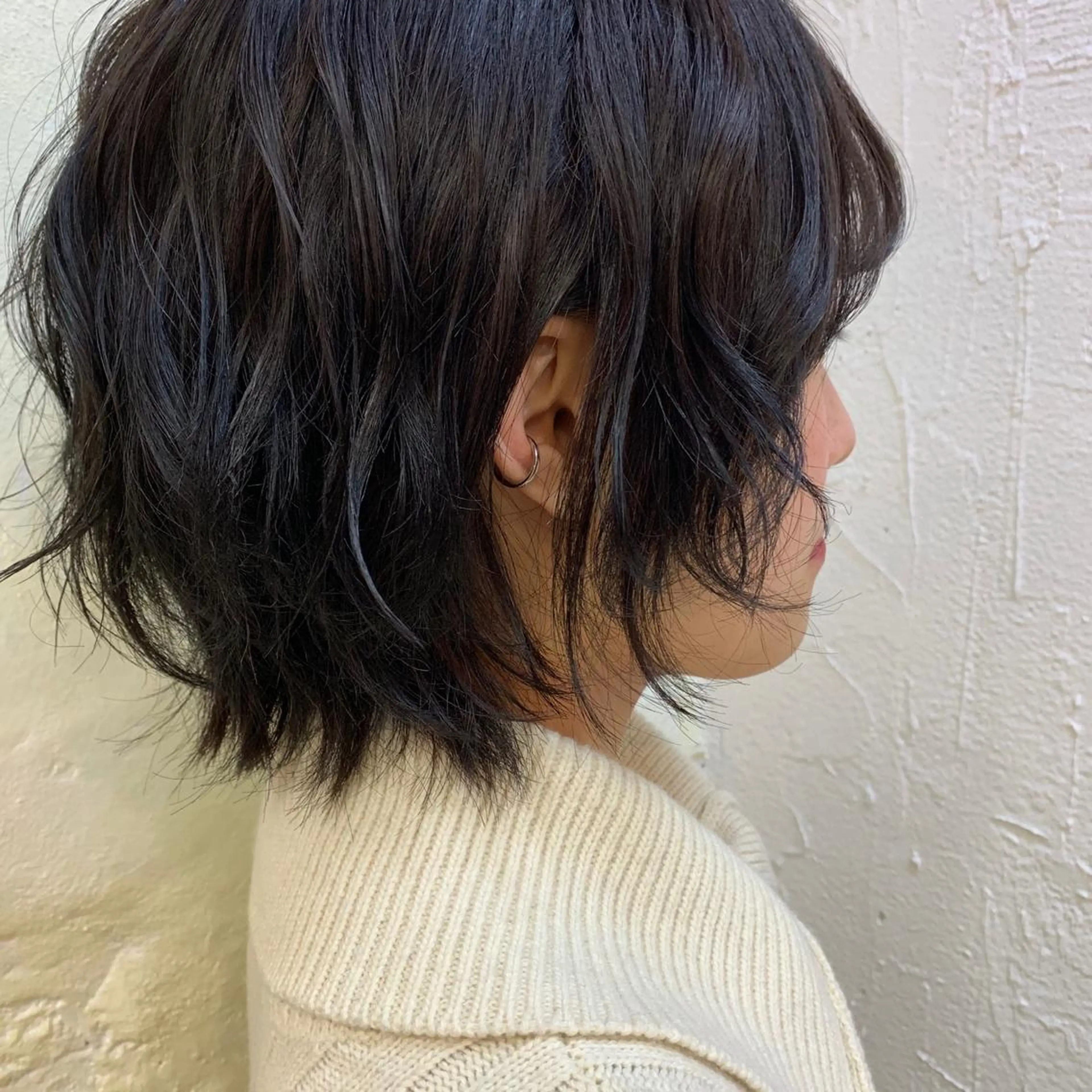 ショート カラー 詩織/パーマ /代官山のヘアスタイル