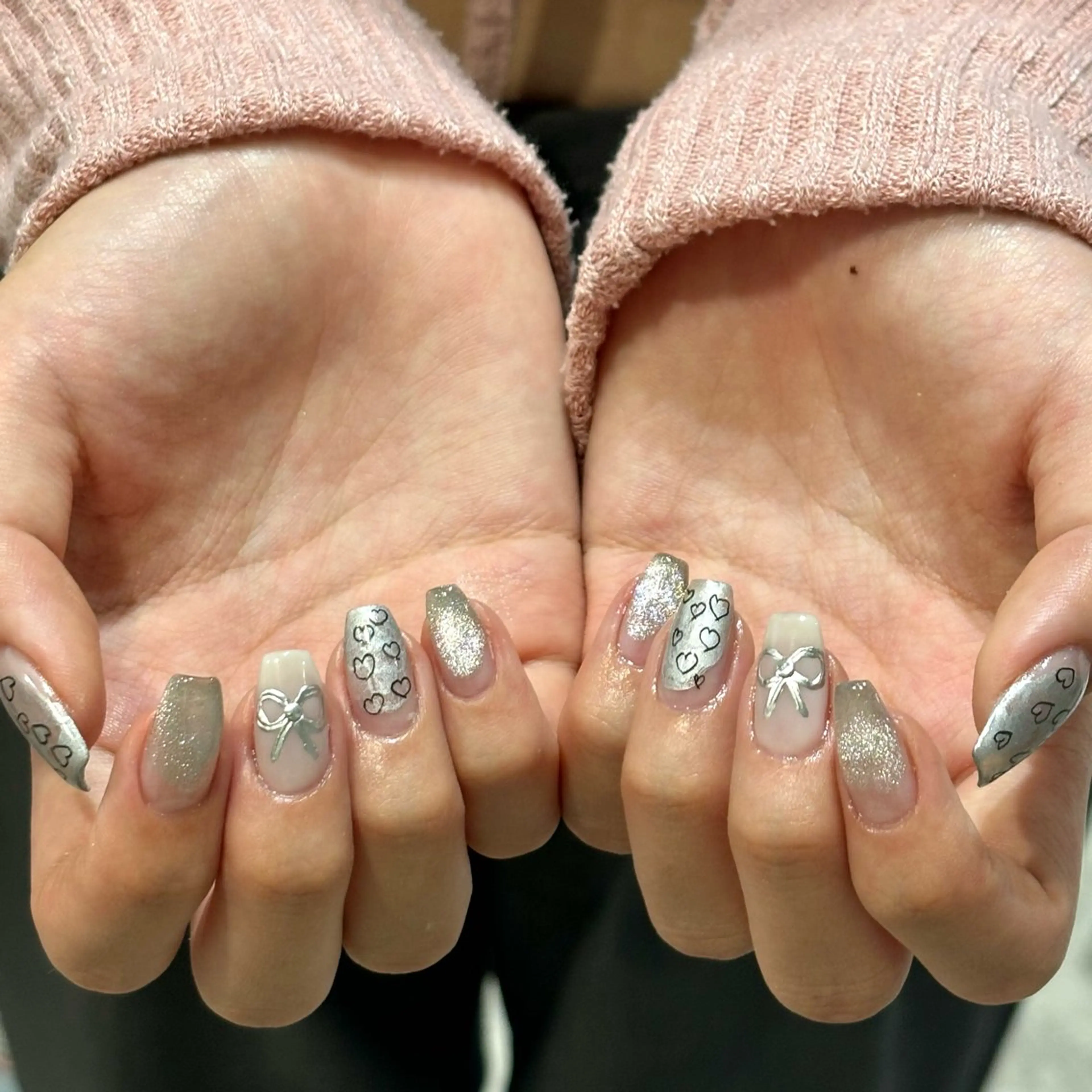 ネイル 0203ムニムサン 💙Honokaのネイルデザイン