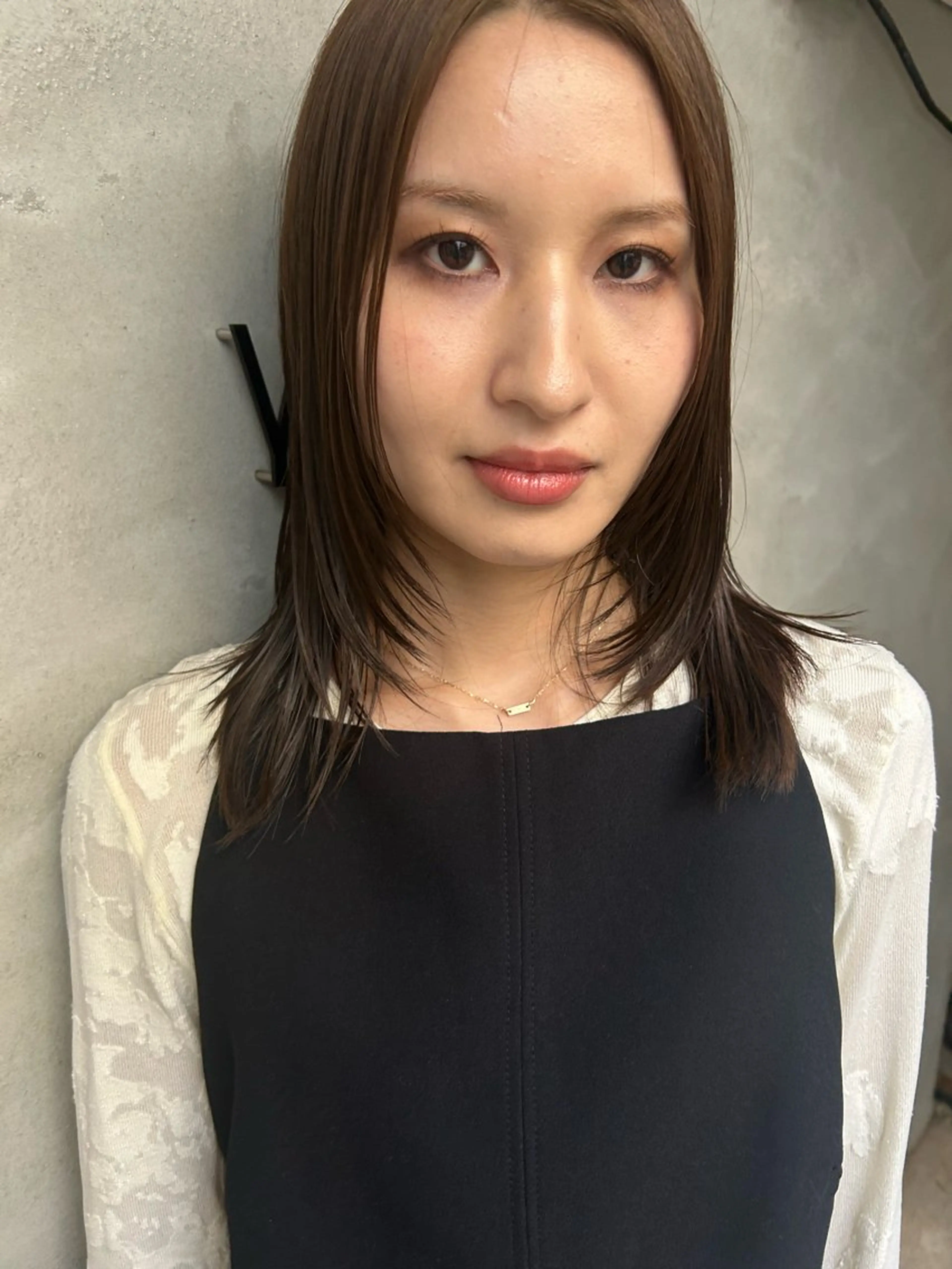 ミディアム カット ヘアカラー トリートメント MOMOKA💫 YARD【学芸大学】のヘアスタイル