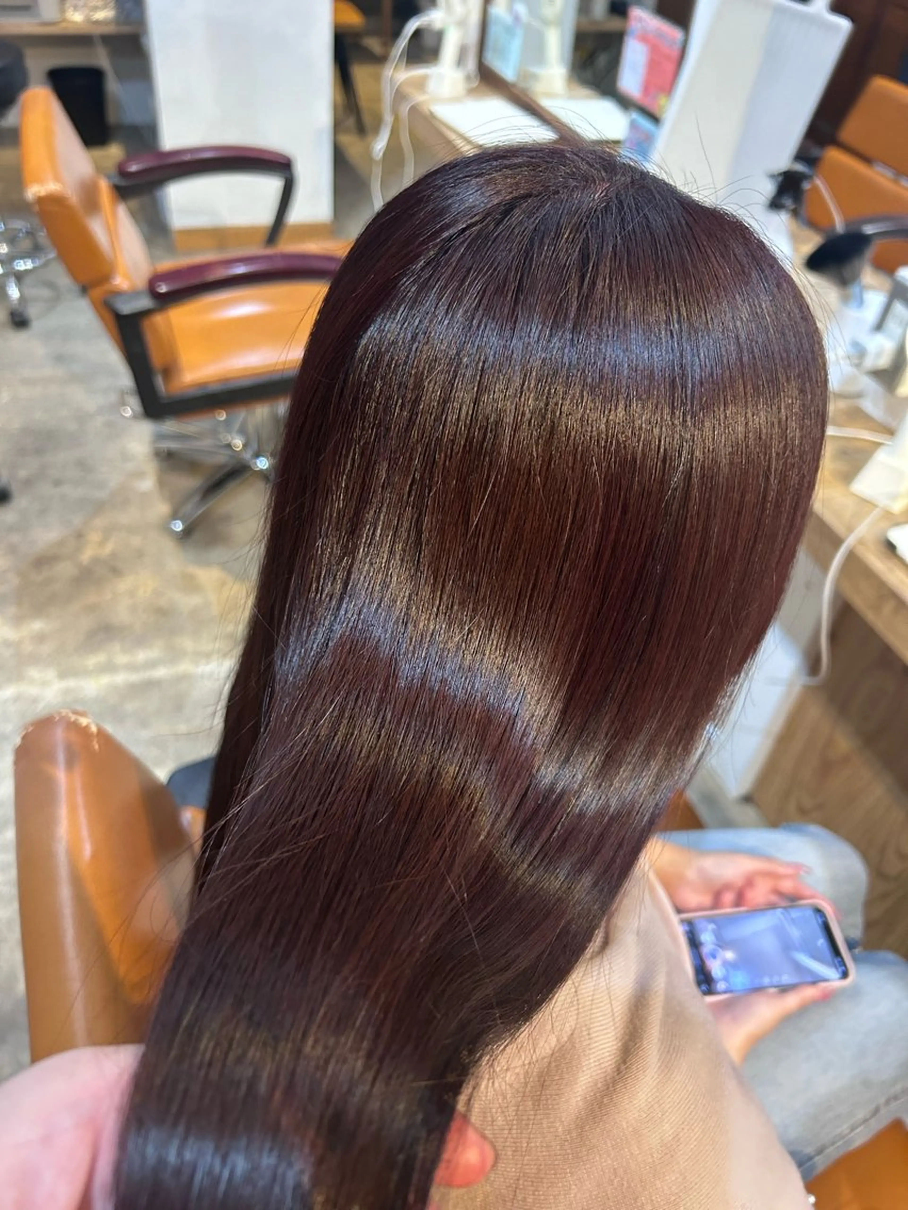 カラー レッドカラー hair and spa palm　東大宮店所属・田口 未侑のヘアスタイル