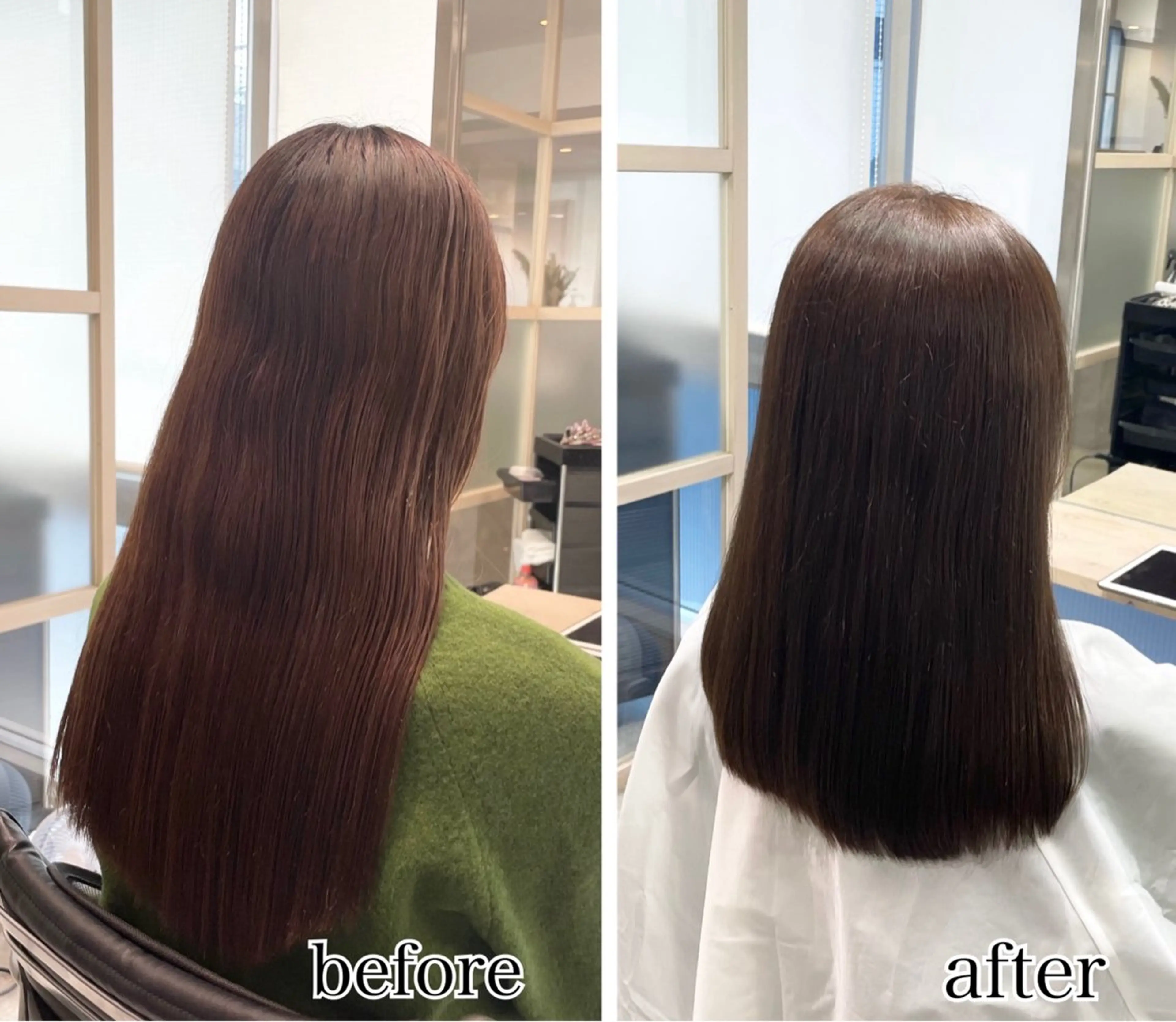 セミロング 🌷ピンクカラー くどう🌷のヘアスタイル