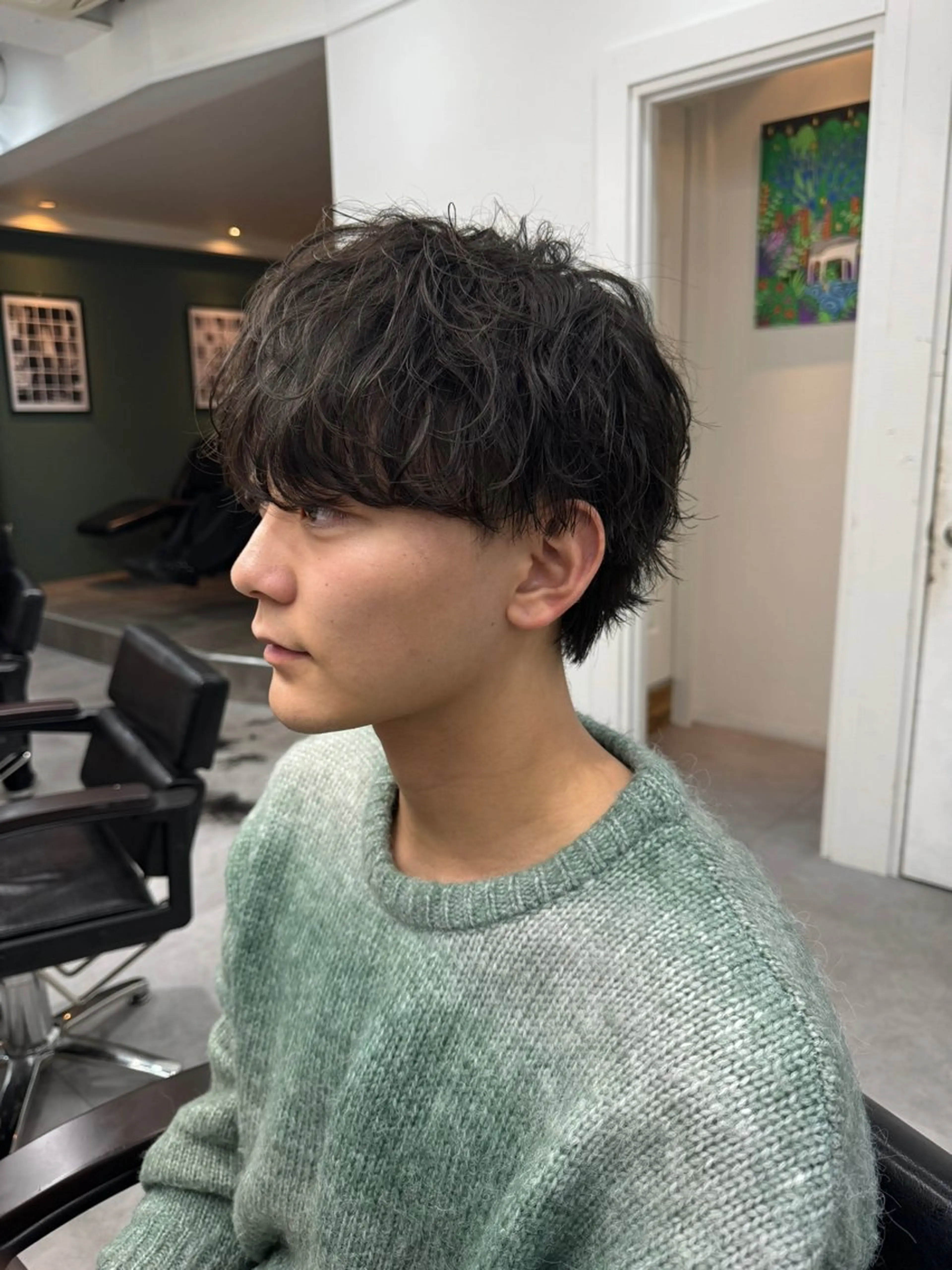 パーマ メンズ メンズパーマ カット パーマ トリートメント シャドウパーマ/ 波巻パーマYu-Kiのヘアスタイル