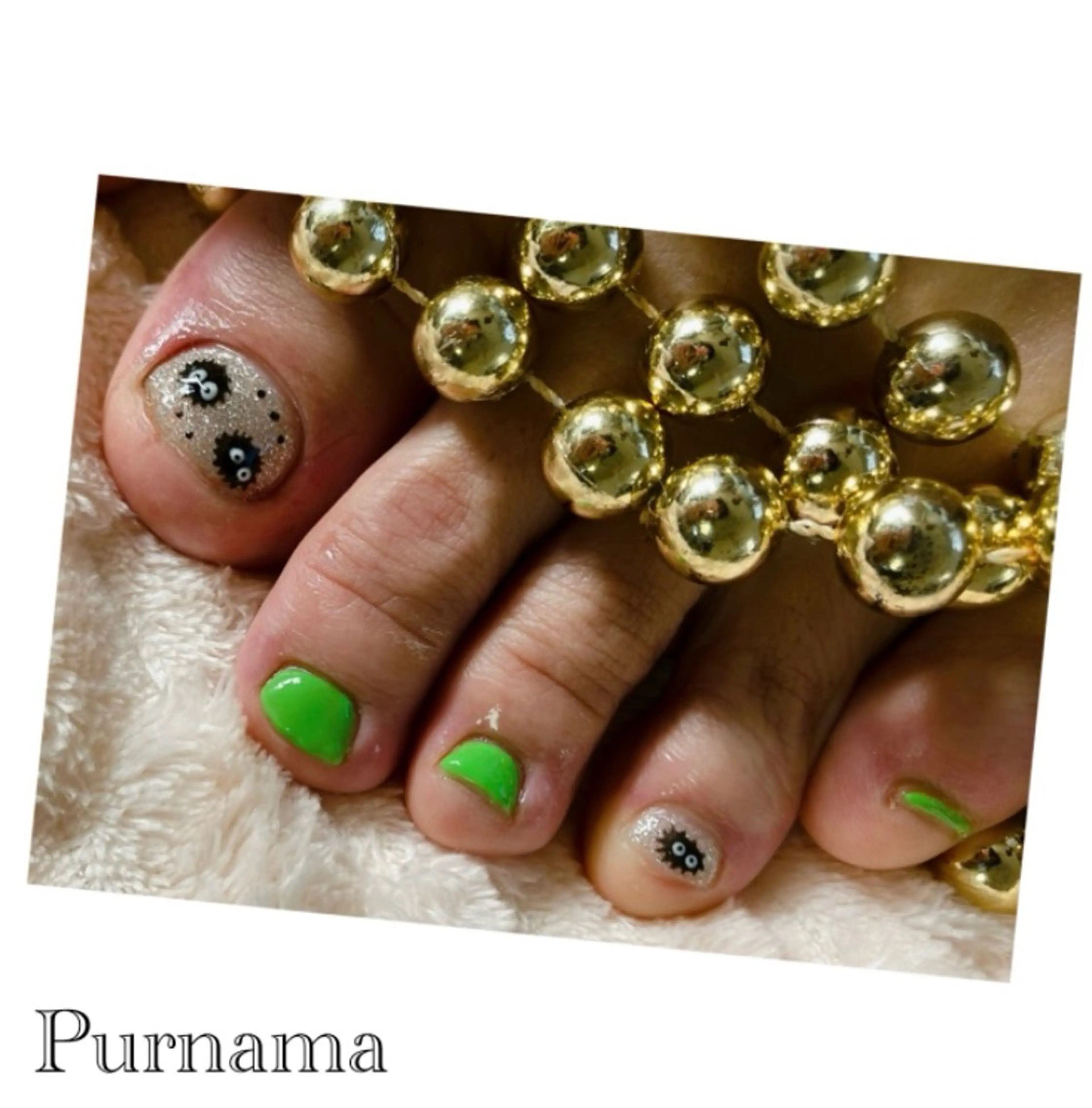 ネイル フットネイル Purnama あきのネイルデザイン