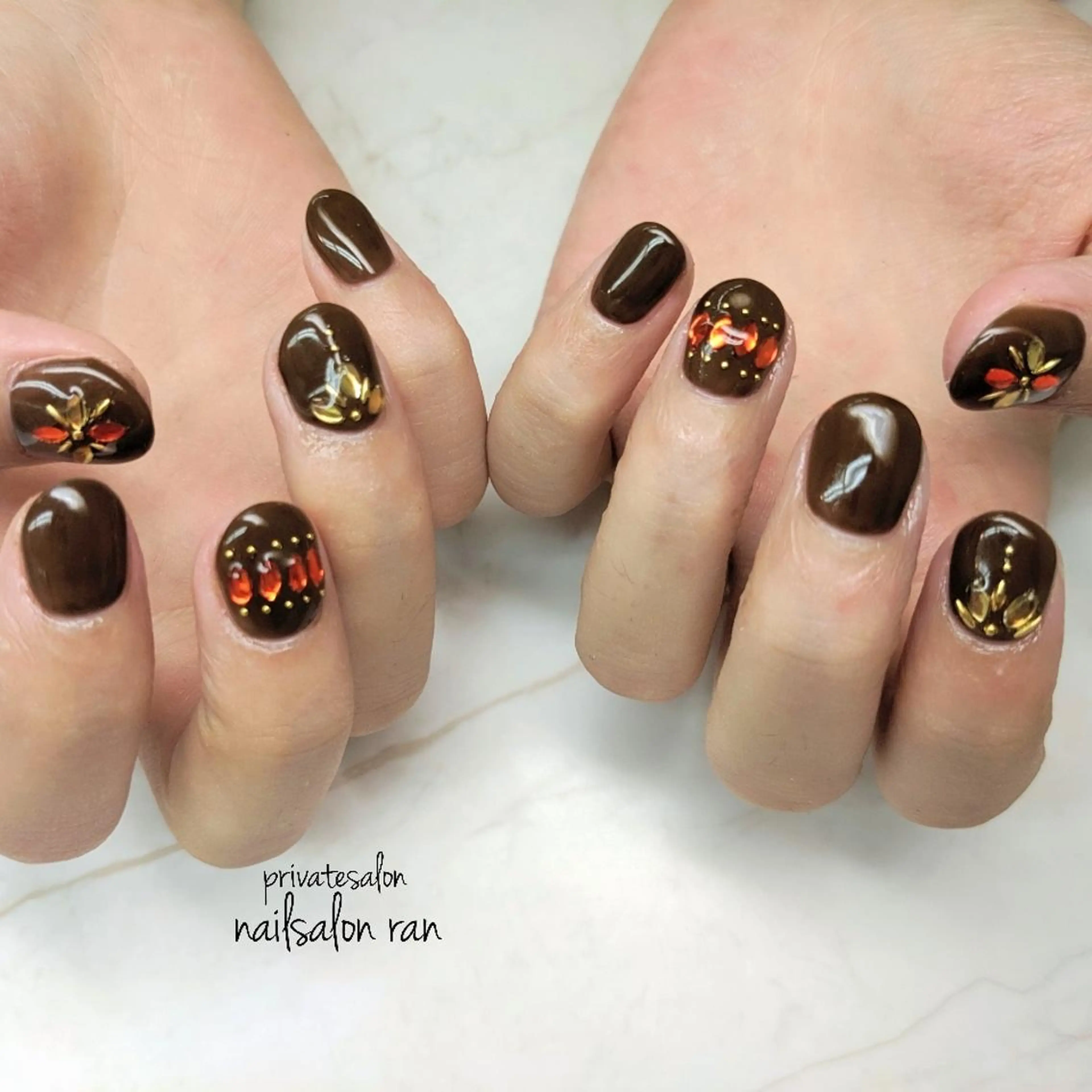 ネイル 持ち込み nailsalon ranのネイルデザイン