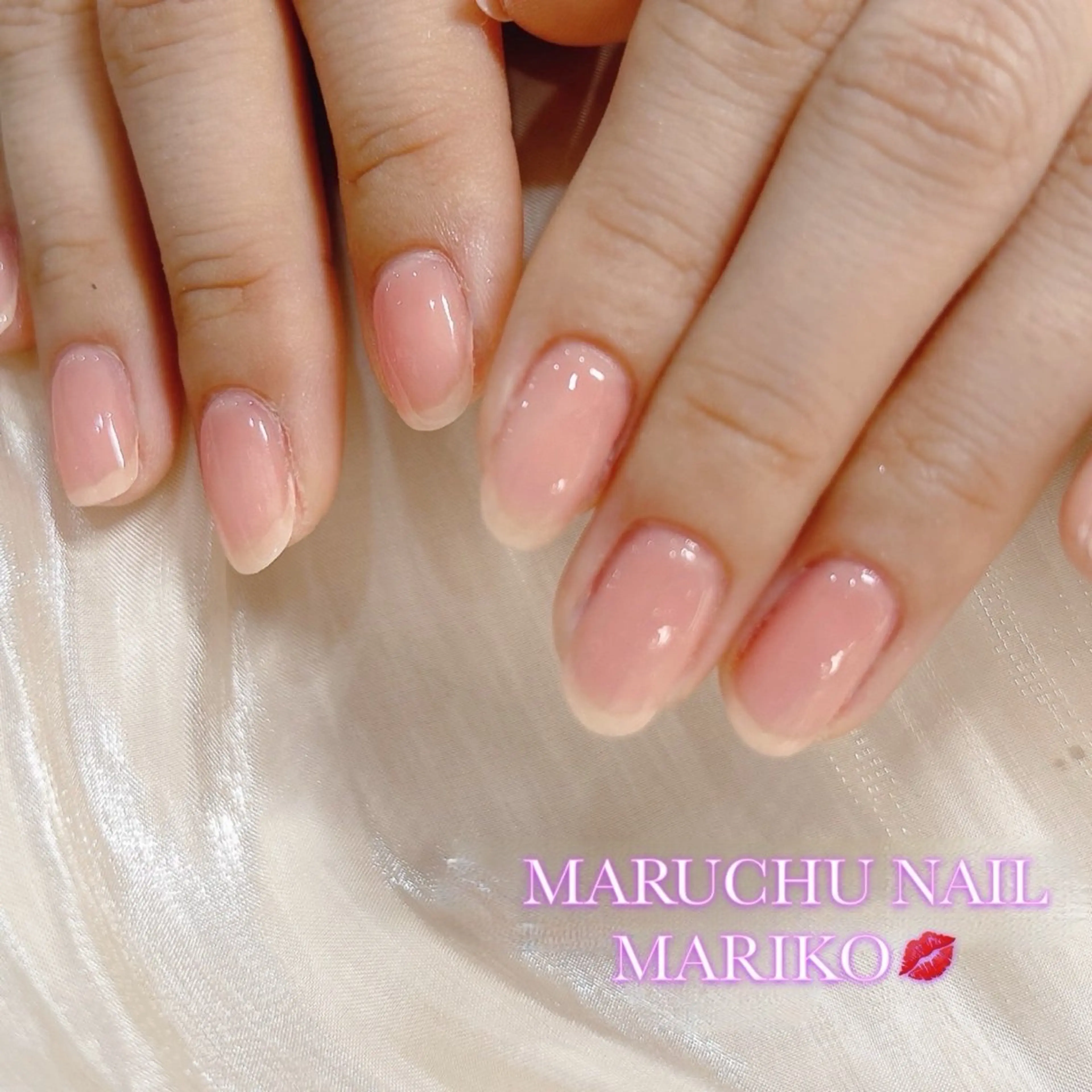 🩷jrネイリスト🩷HAND2色選べるワンカラー（オフあり）パーツ追加🆗（別料金）の写真