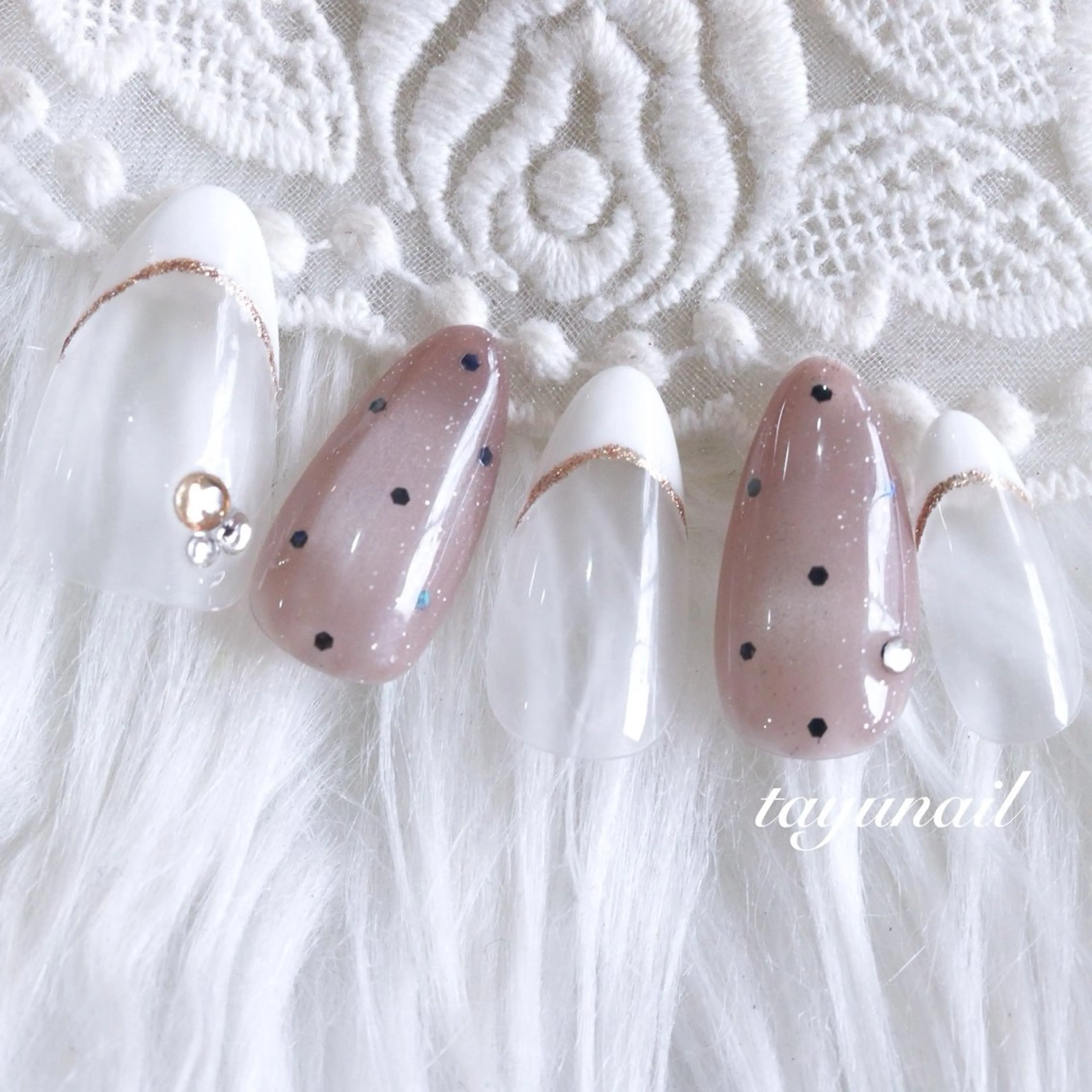 ネイル アートネイル フットネイル ジェルネイル パラジェル ハンドネイル ネイルサロン 【たゆnail】のネイルデザイン