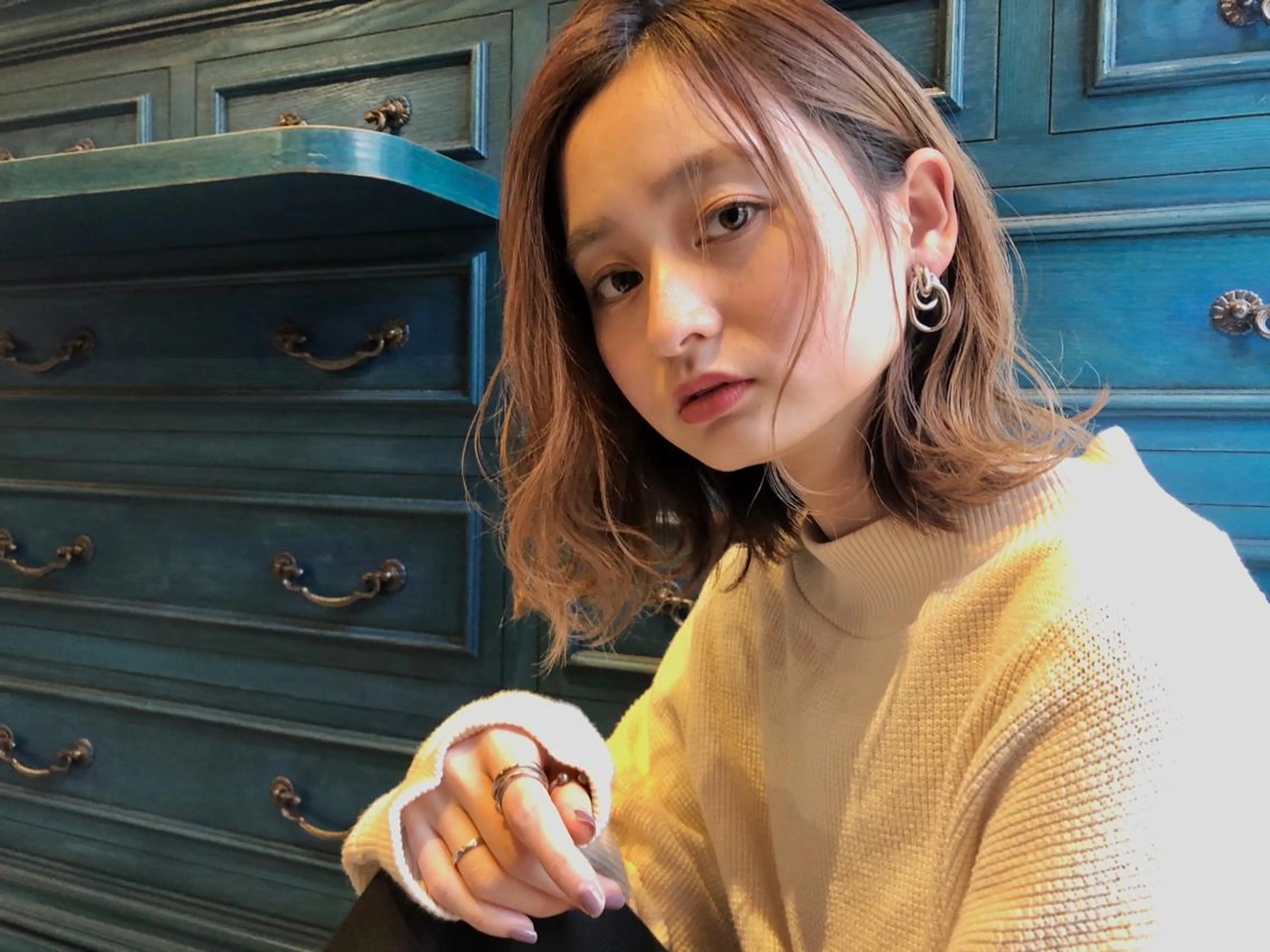 ⭐️1番人気⭐️カット+プレミアムカラー+色持ちケアTR🌷の写真