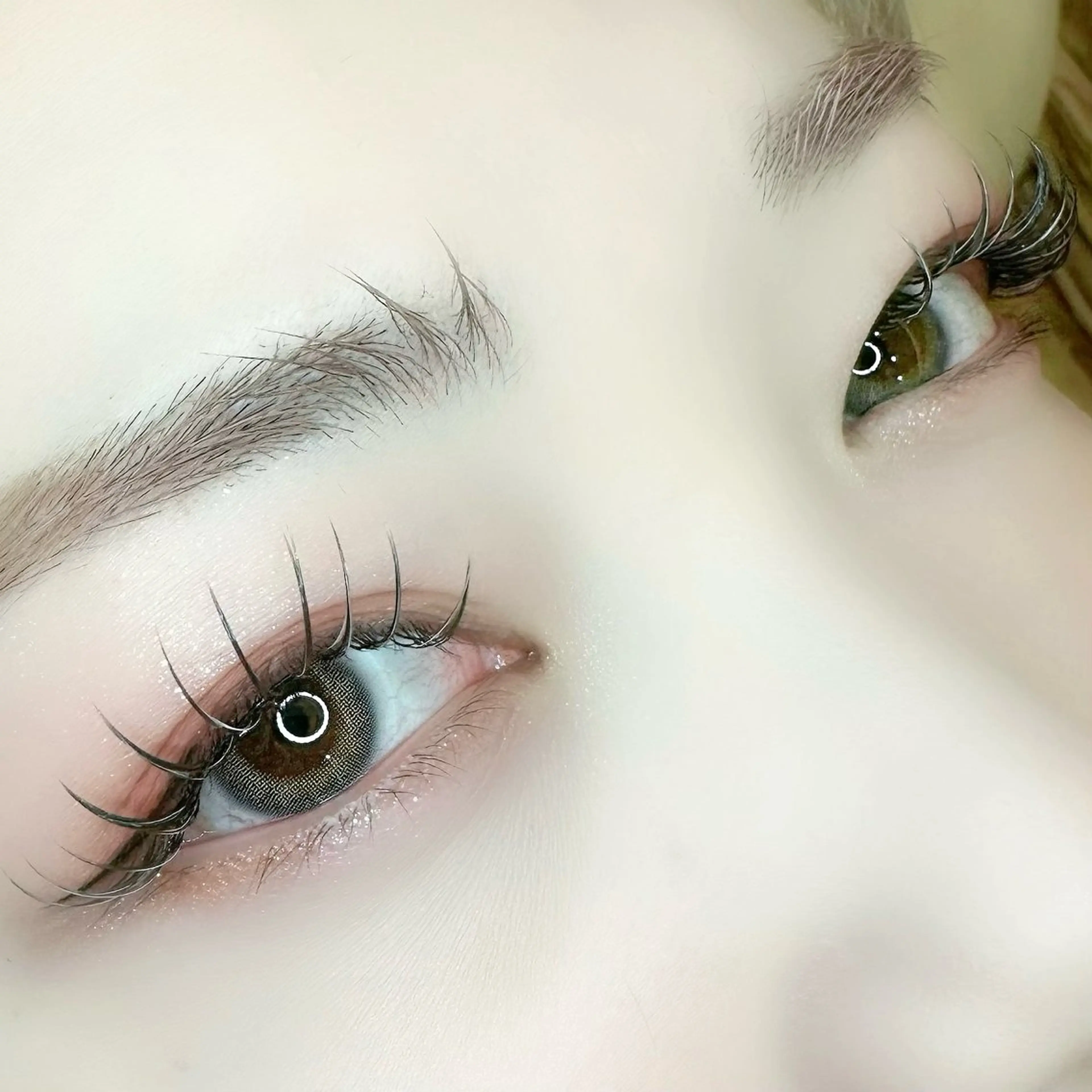 マツエク・マツパ カラーマツエク フラットラッシュ マツエク OPS hair ミクのマツエク・マツパデザイン