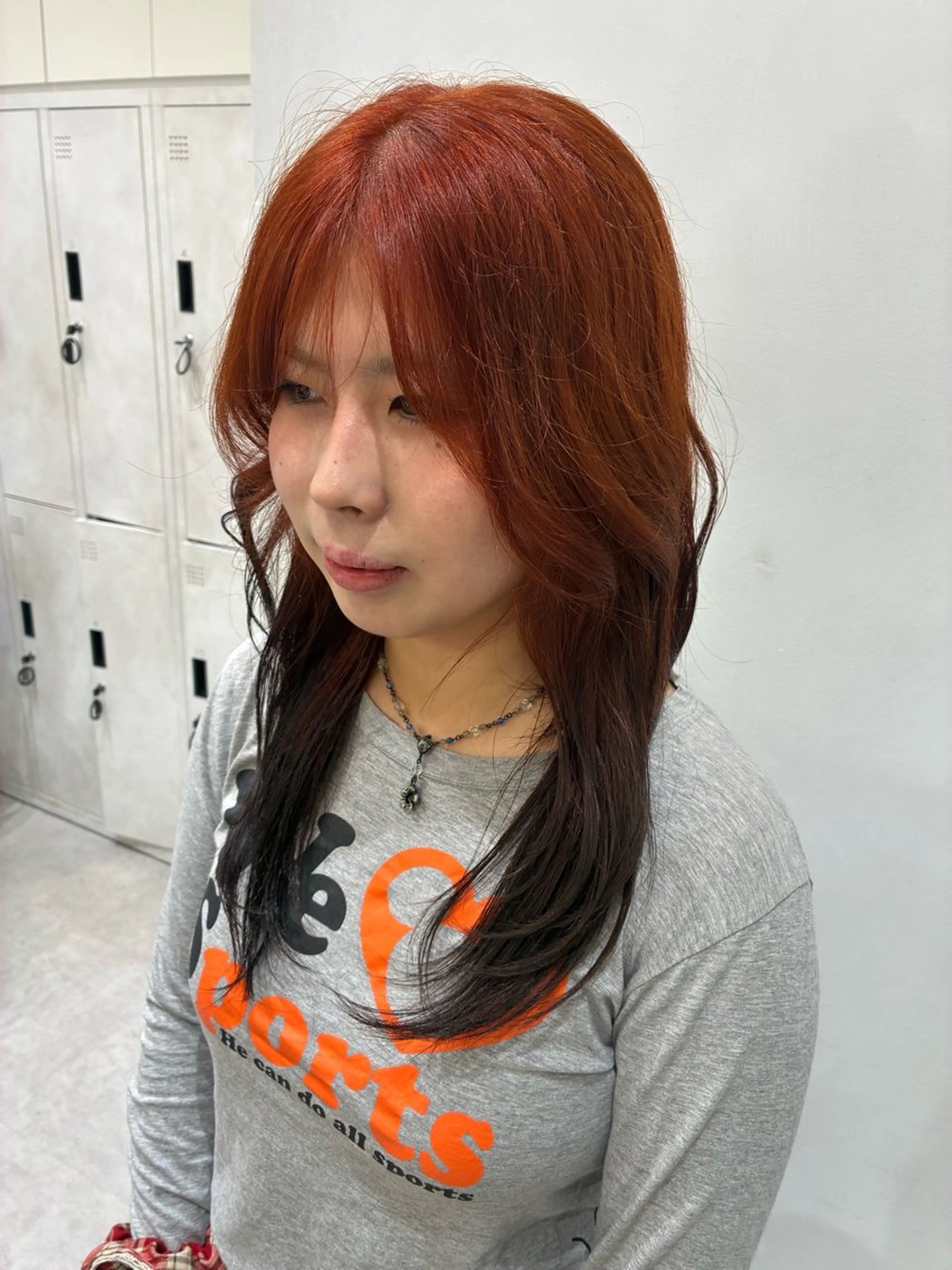 ロング ヘアカラー ハイトーン/韓国ヘア senaのヘアスタイル