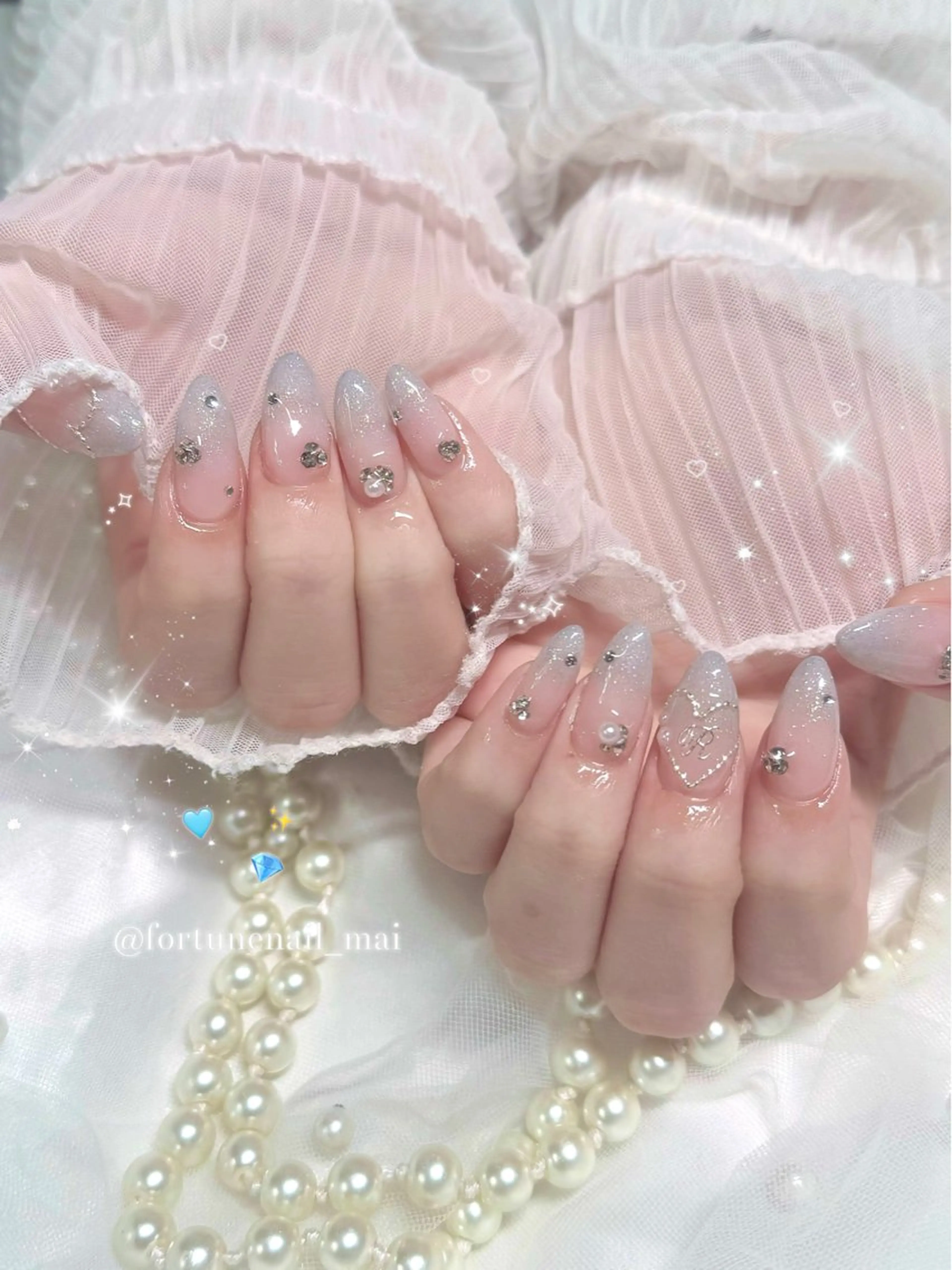 ネイル ワンホンネイル ハンドネイル 🎀Mai 🎀4/29空き️️のネイルデザイン