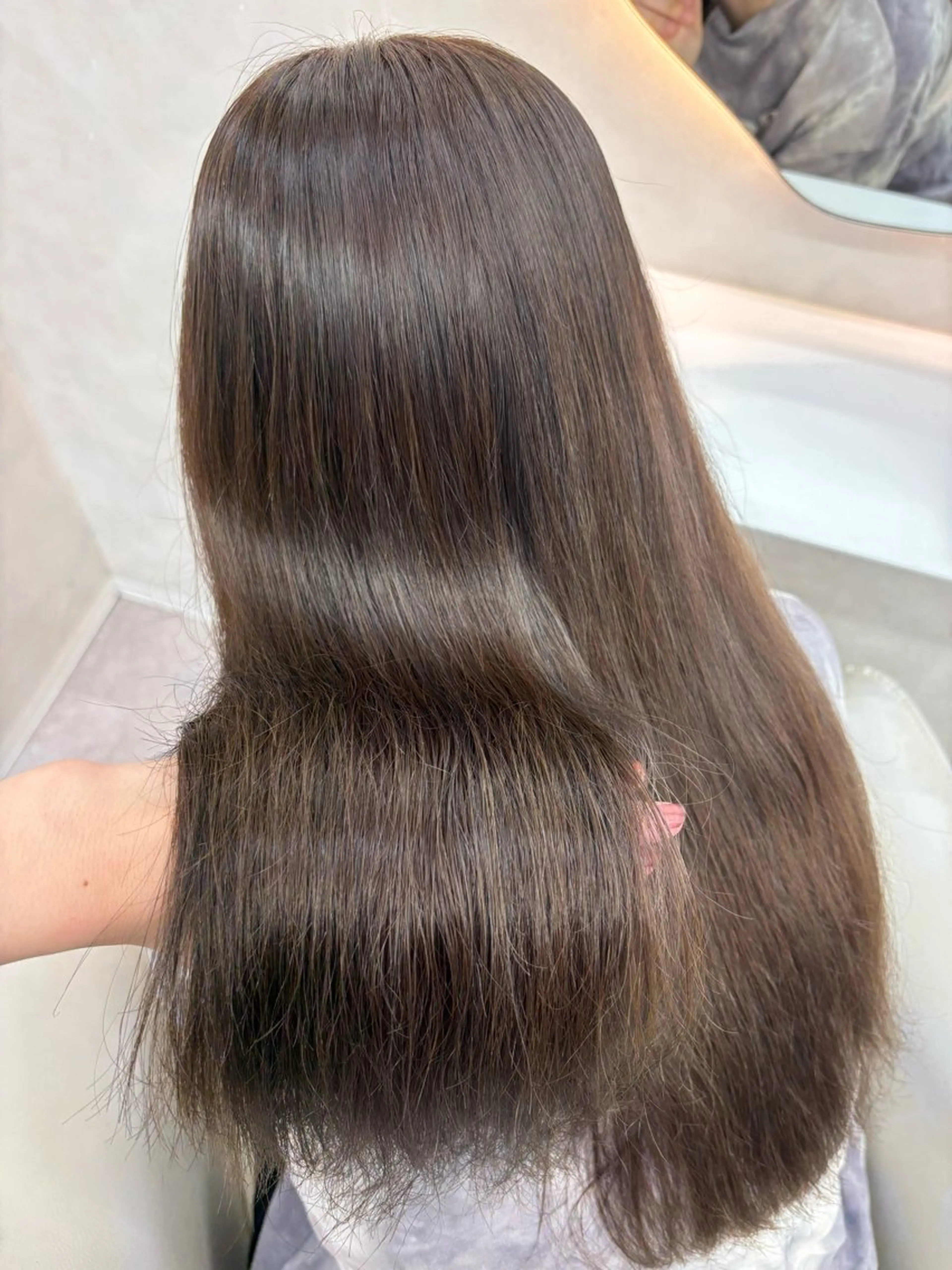 ロング カット ヘアカラー 🤍るい🤍 モデル募集中🪽🫧のヘアスタイル