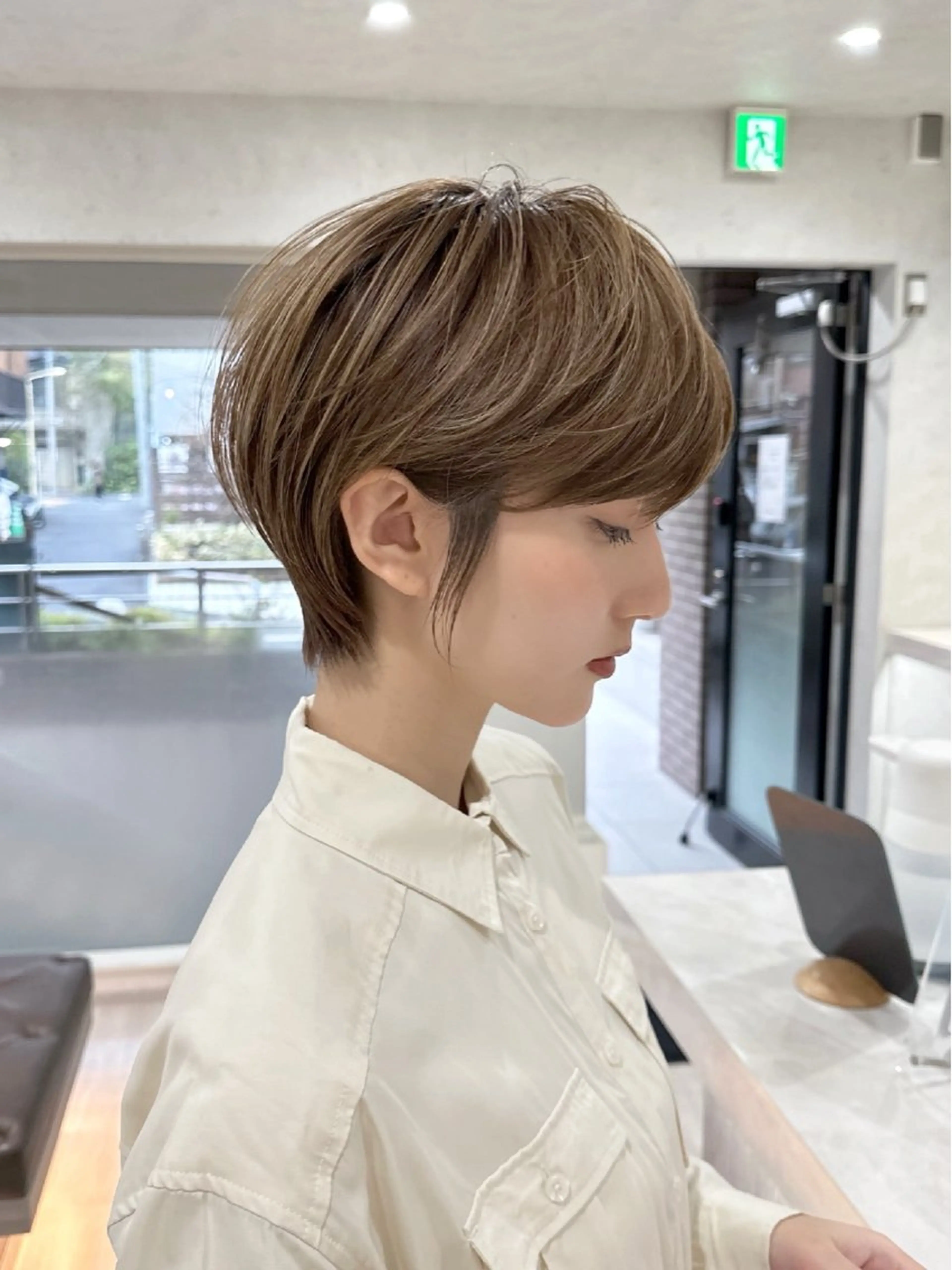 ショート 艶カラー/ヘアセット 着付け　ふうか　渋谷のヘアスタイル