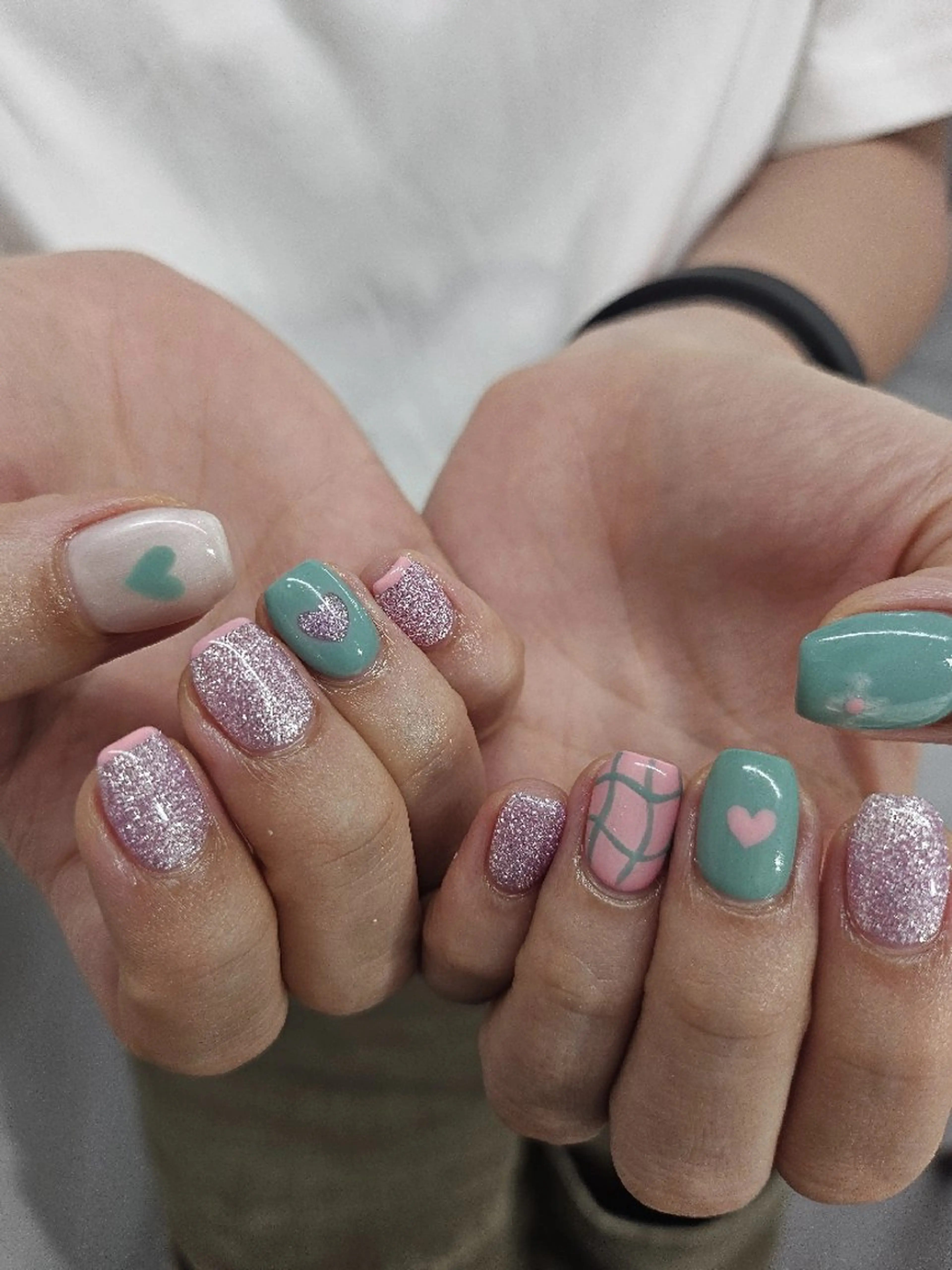 ネイル ジェルネイル 持ち込み ニュアンスネイル パラジェル 夏ネイル ハンドネイル puku nail 🌼kazu🌼のネイルデザイン
