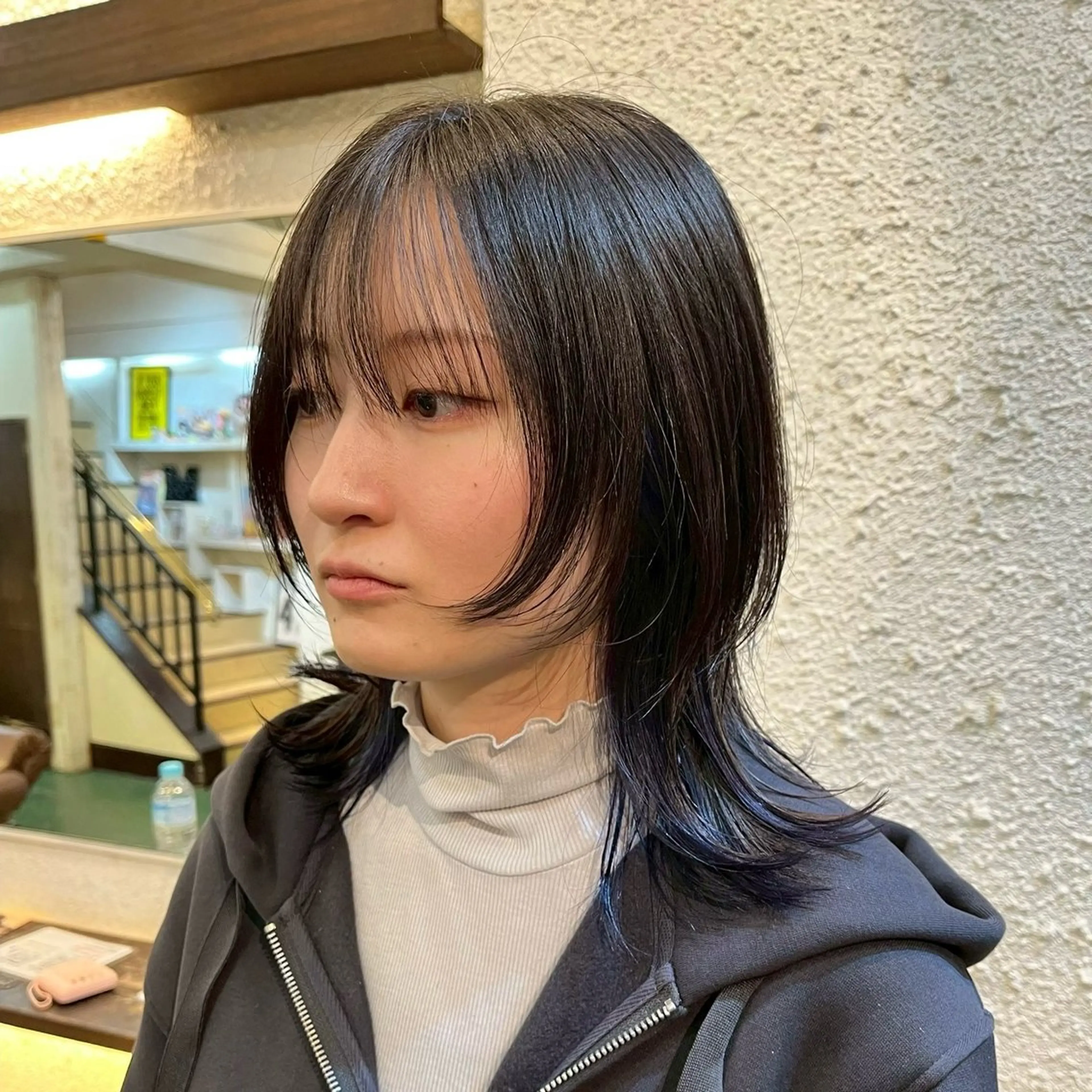 ミディアム カラー 🤡暖色レイヤー 🤡みさきのヘアスタイル