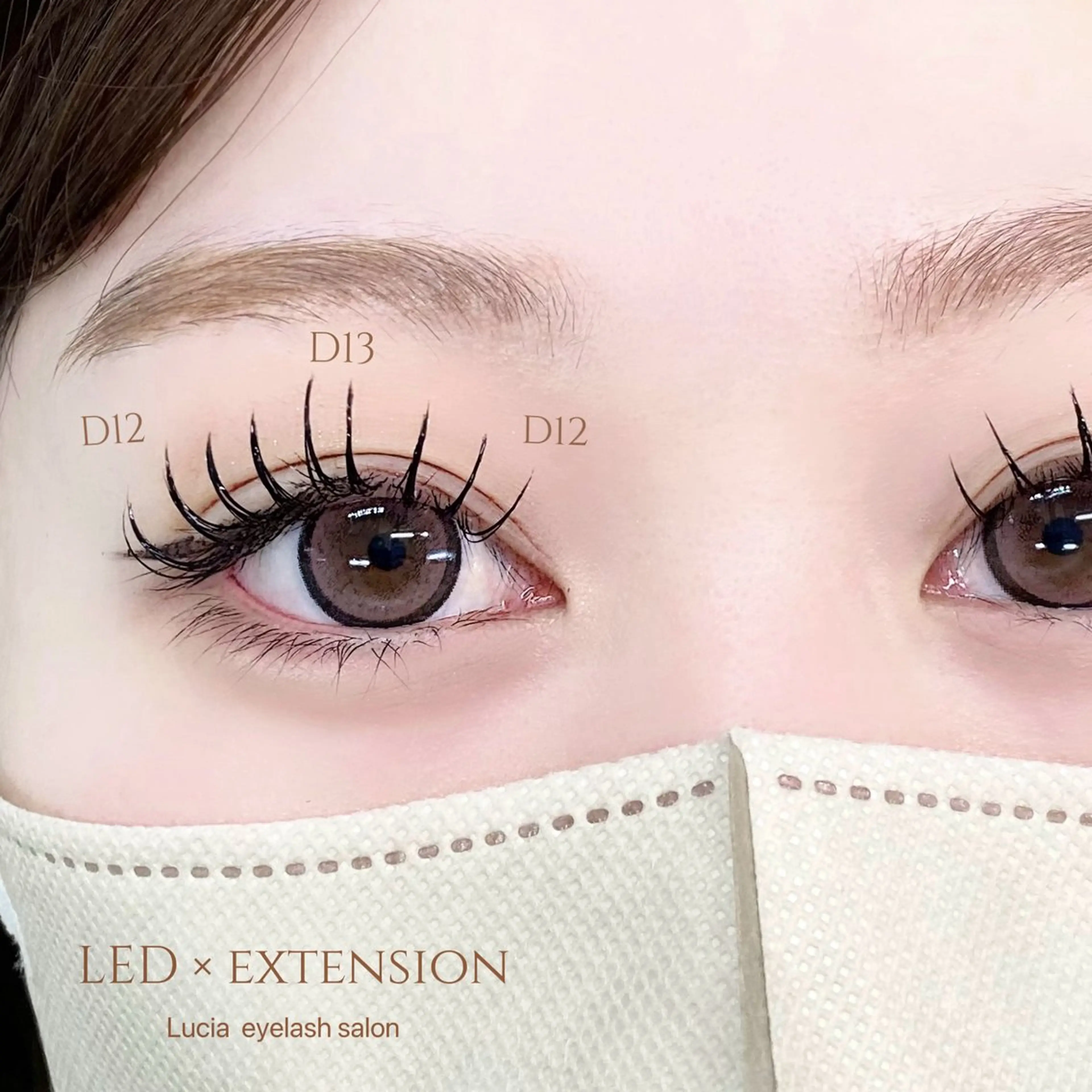 マツエク・マツパ マツエク Lucia 博多店 [ 山地 ]のマツエク・マツパデザイン