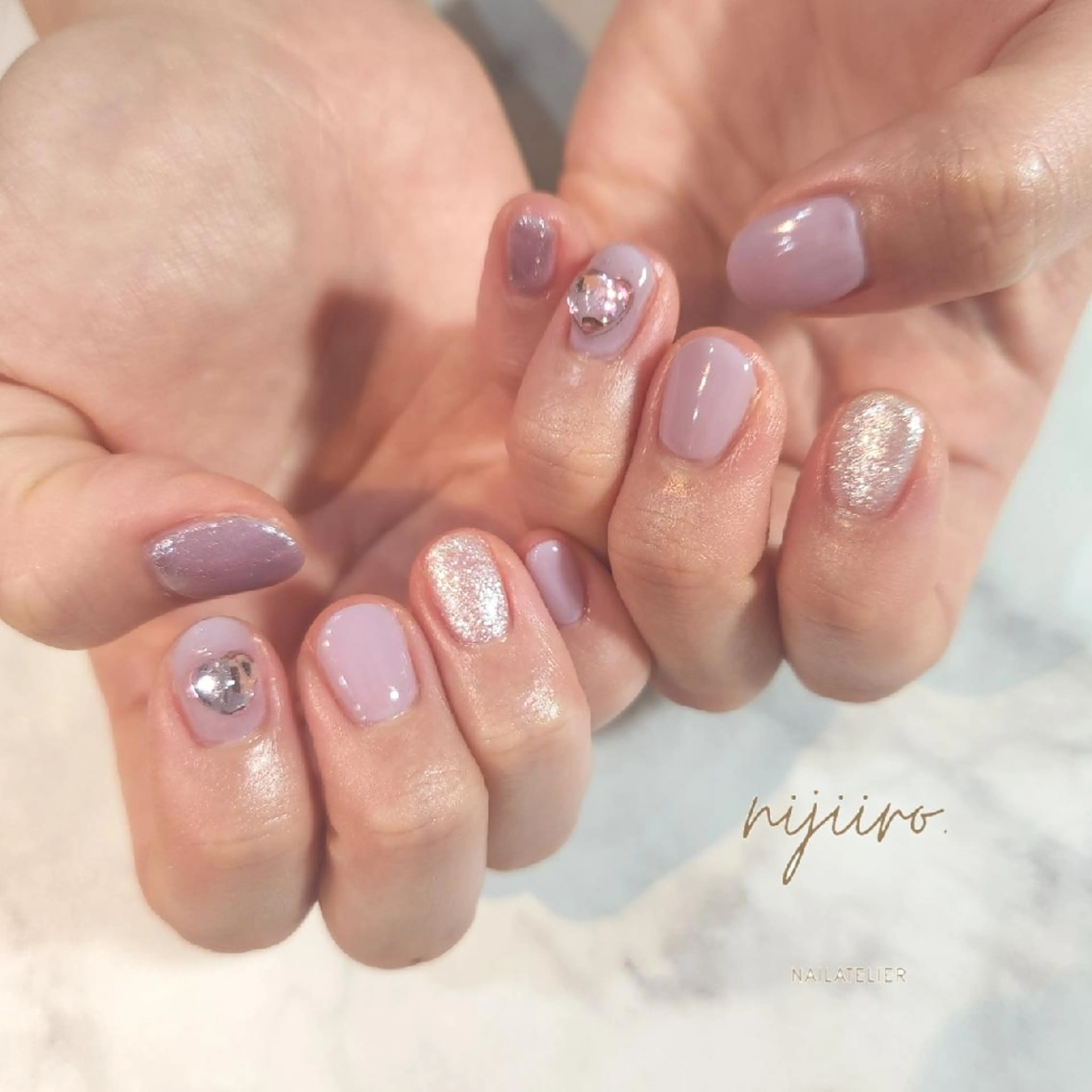 ネイル ハンドネイル nijiiro🌈 サトウのネイルデザイン