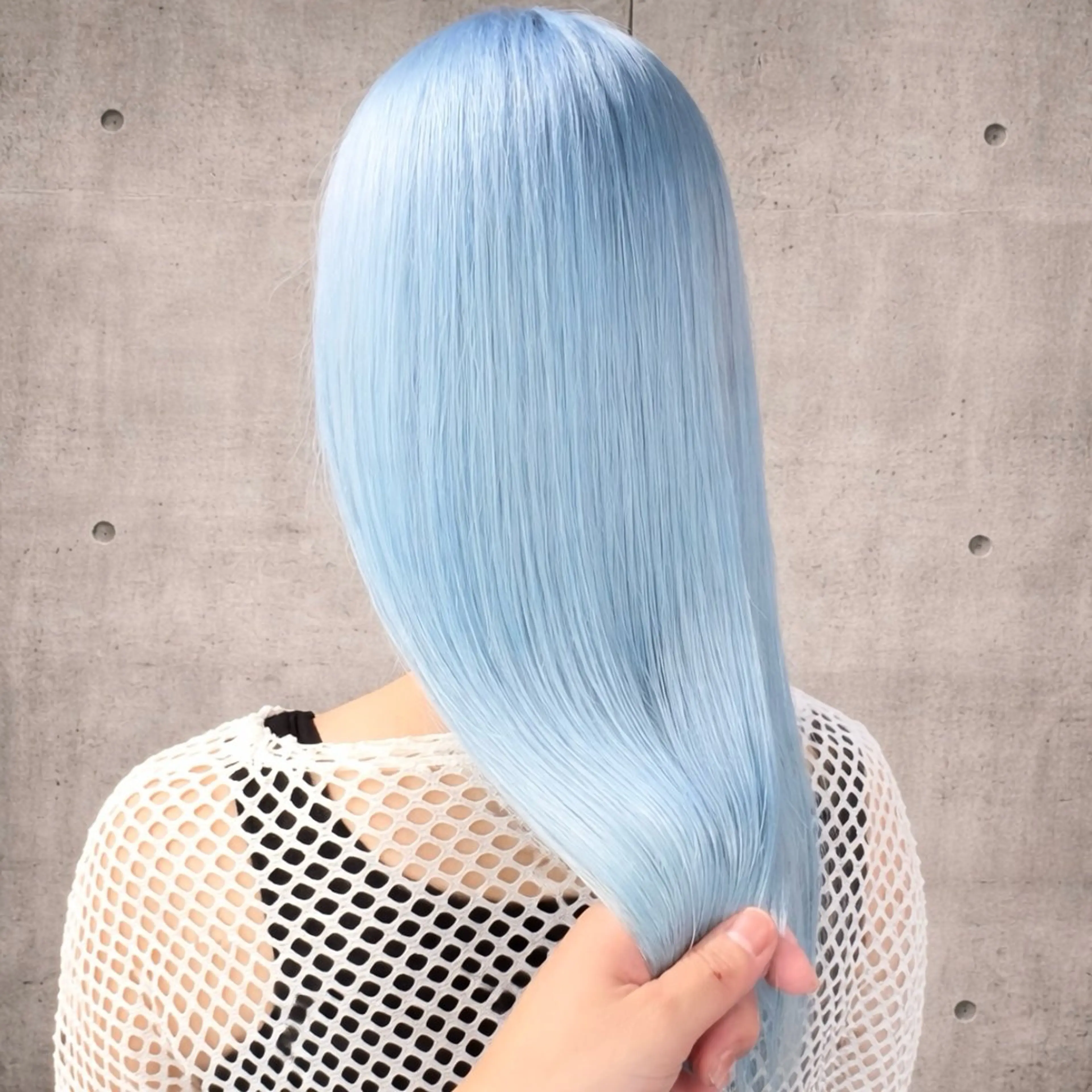 ミディアム カラー ブリーチ ブルーカラー ケアブリーチ ハイトーンカラー 縮毛矯正 ✨ブリーチ支持No1 複雑履歴修正/舘岡のその他イメージ