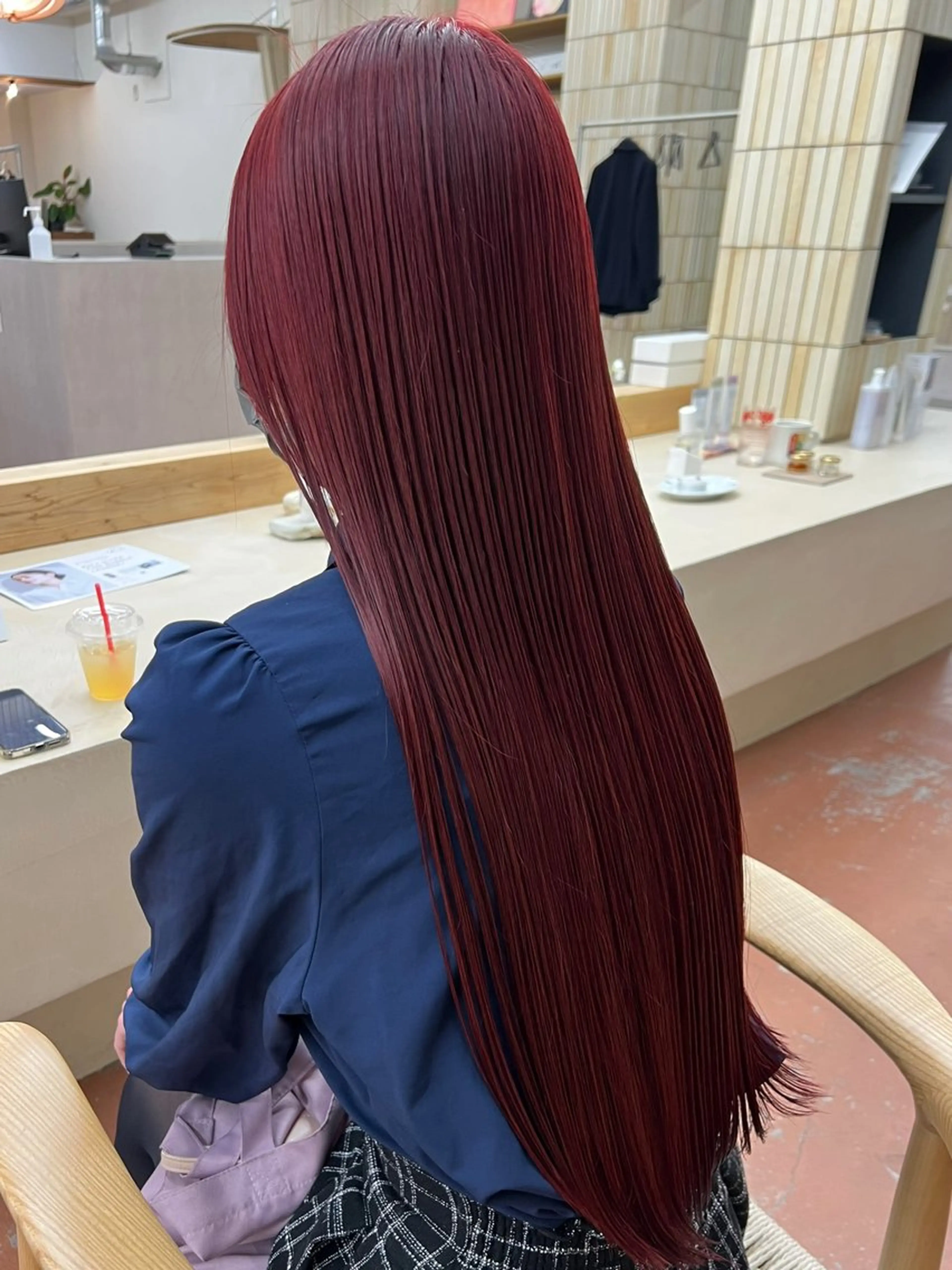 ロング カラー カット ヘアカラー トリートメント 矢場町/栄/上前津/ 佐藤祐希のヘアスタイル