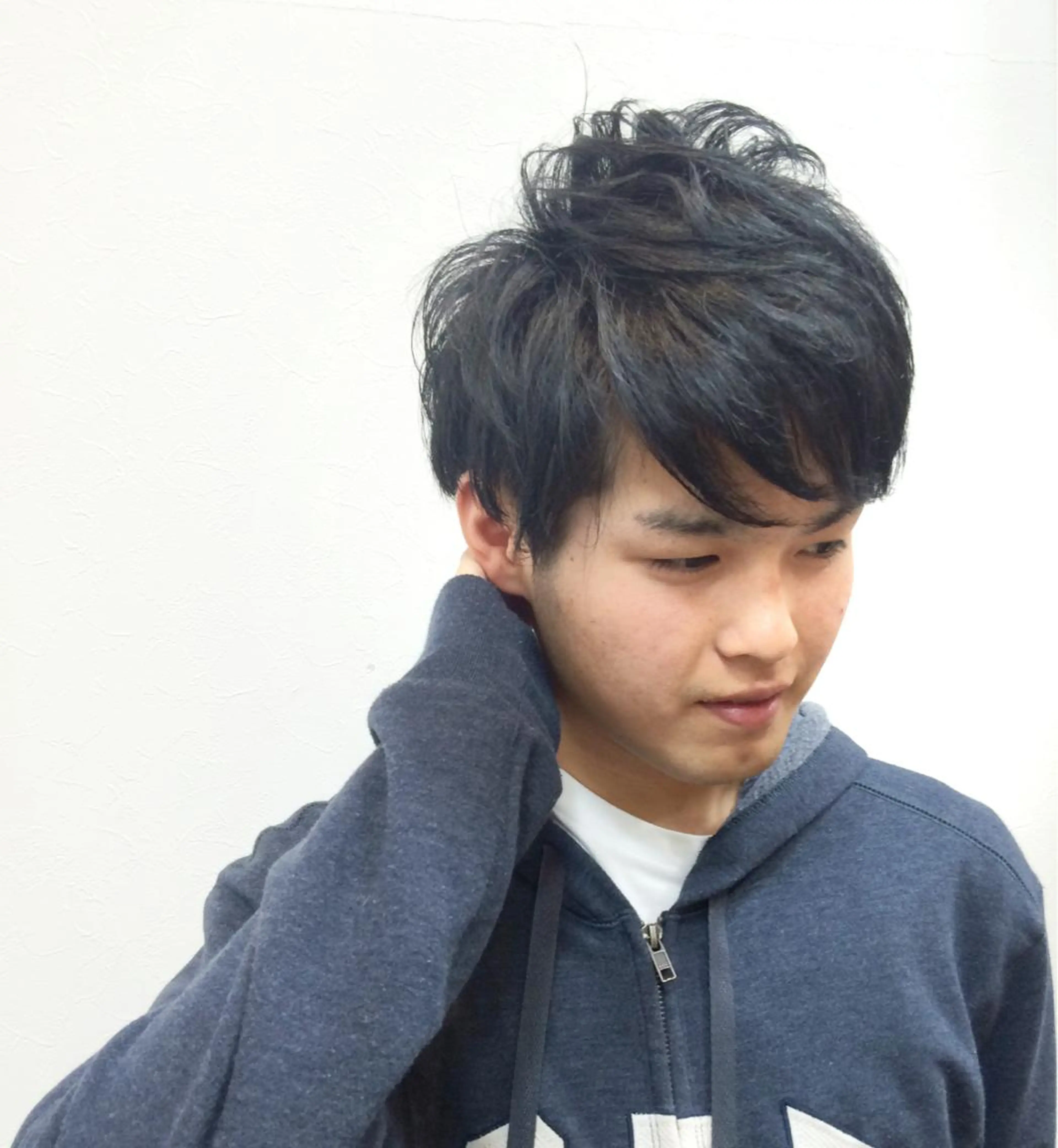 ショート パーマ メンズ カッサスパ はなのなのヘアスタイル