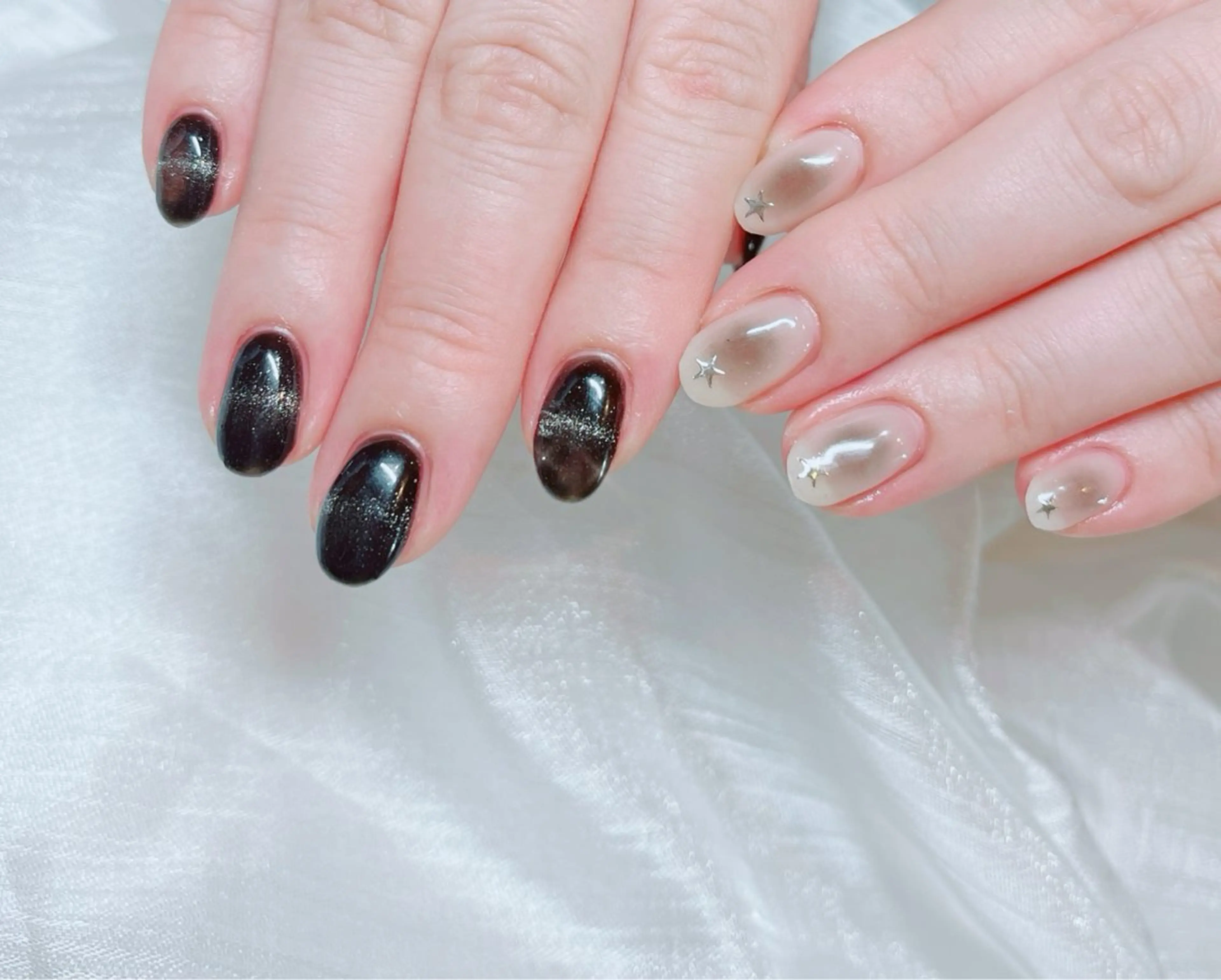 ネイル マグネットネイル ハンドネイル Floria nail salonのネイルデザイン