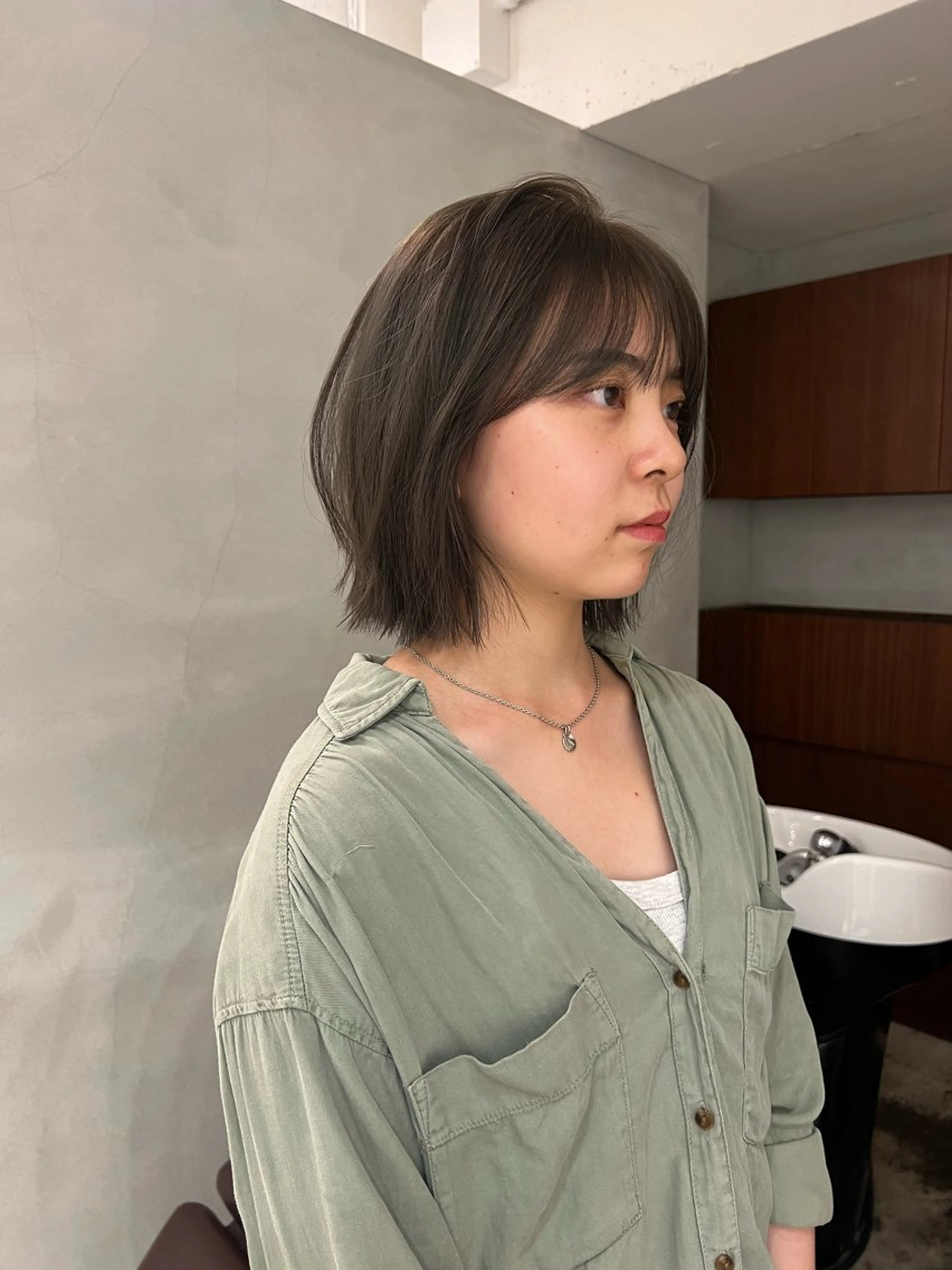 ショート ボブレイヤー ボブ レイヤーカット LOAVE  表参道 レイヤー　kahoのヘアスタイル