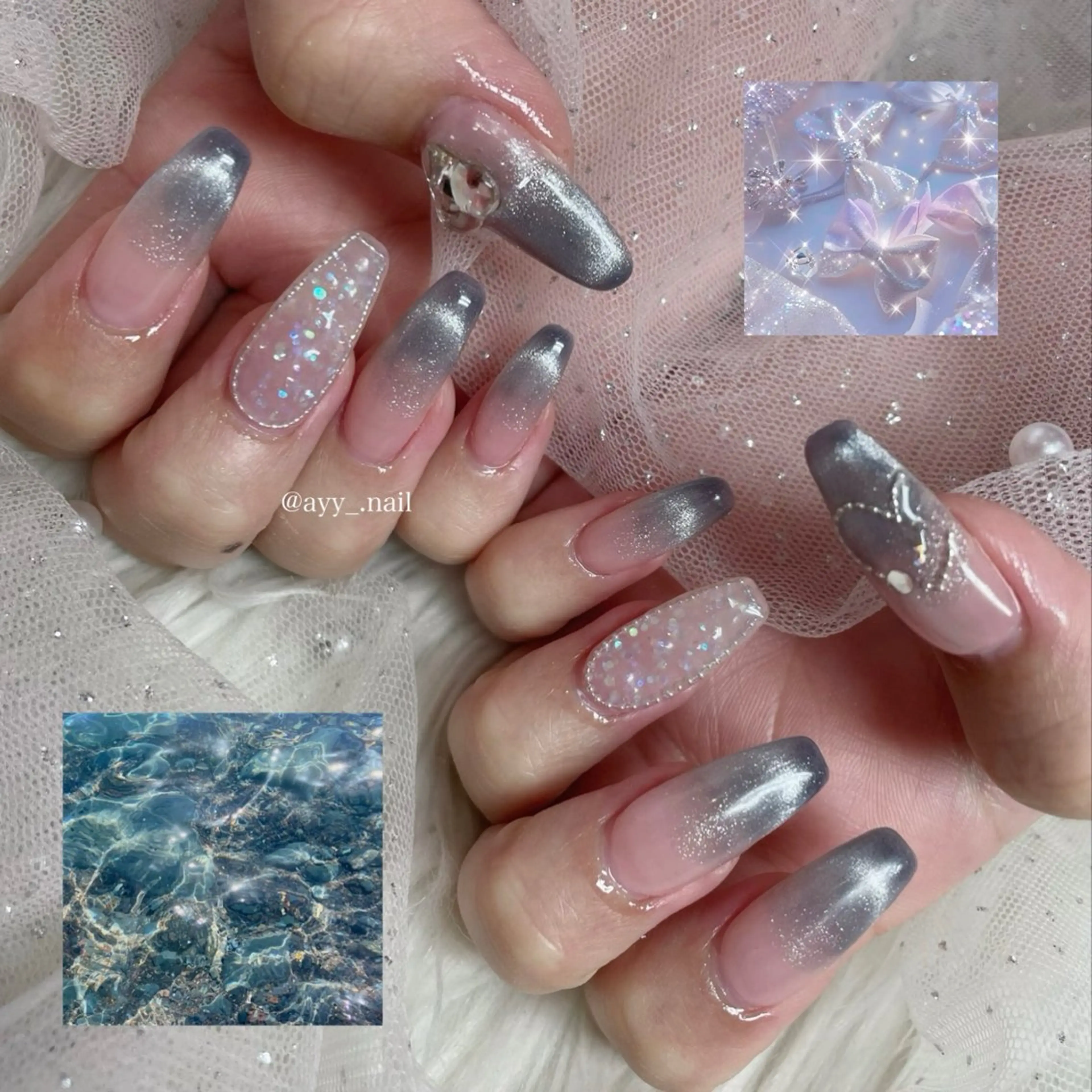 ロング Aya Nailのネイルデザイン