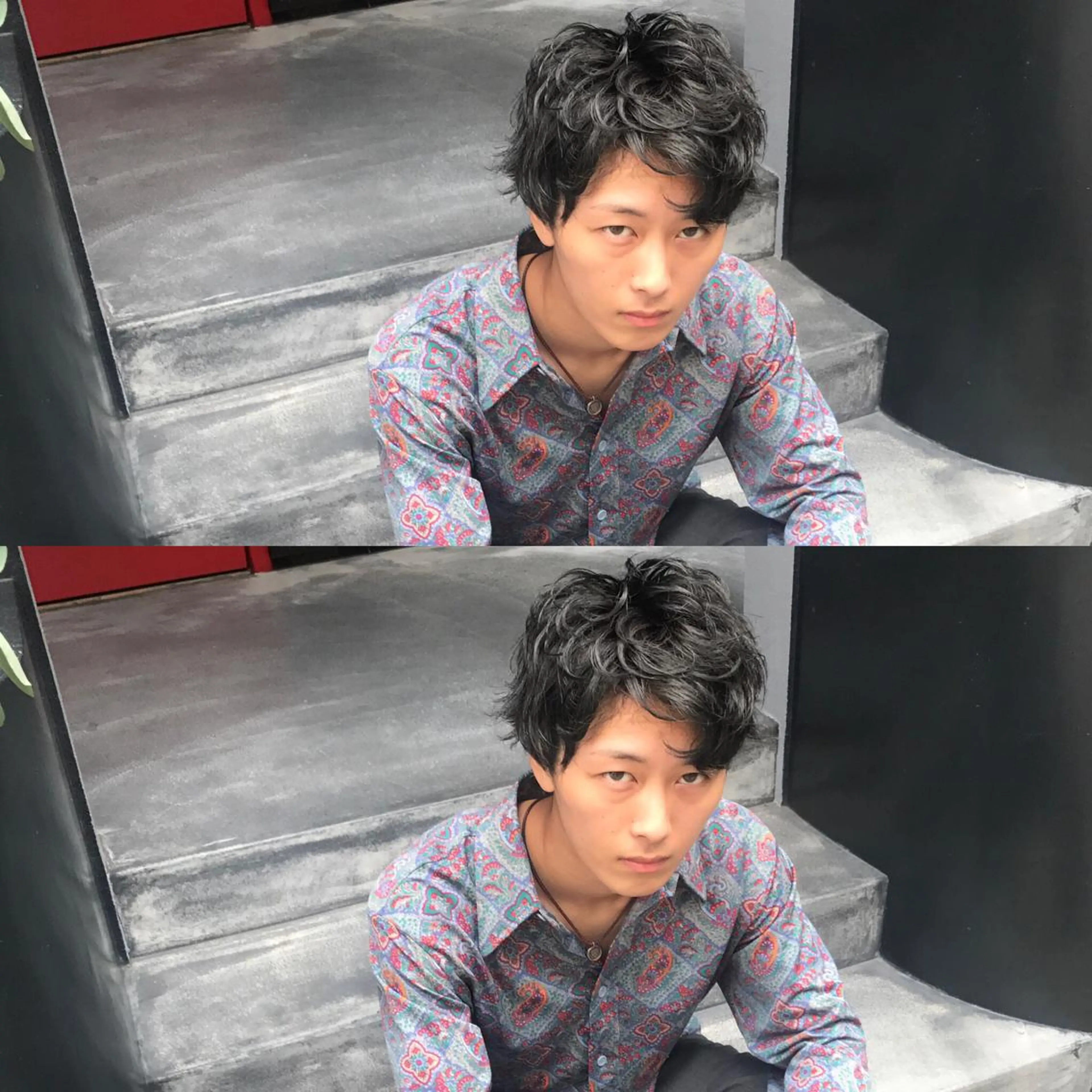 ショート パーマ メンズ メンズヘア特化 崎田 成人のヘアスタイル