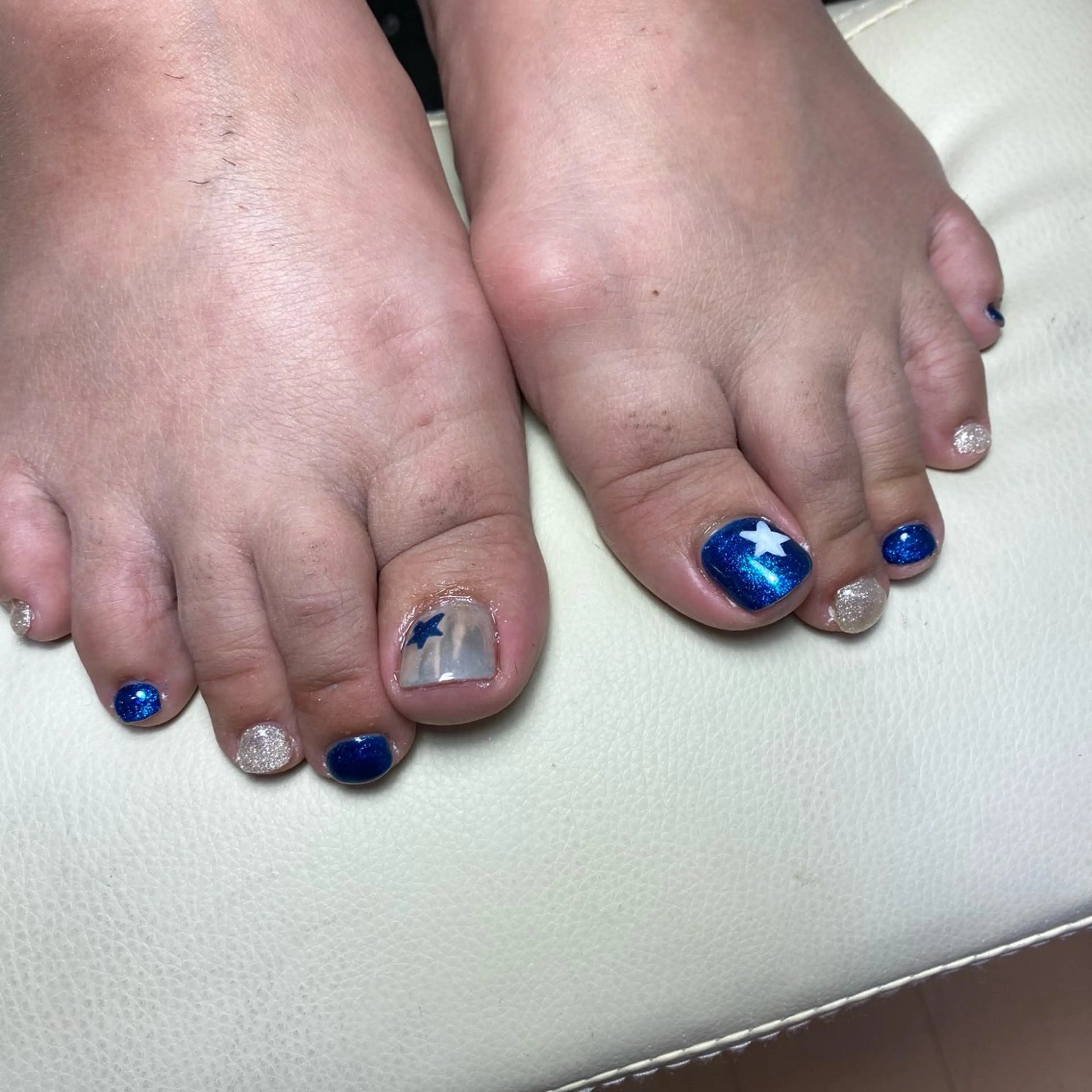 ネイル ラメ(グリッター) フットネイル COCO+所属・COCO +のエステ・リラクイメージ