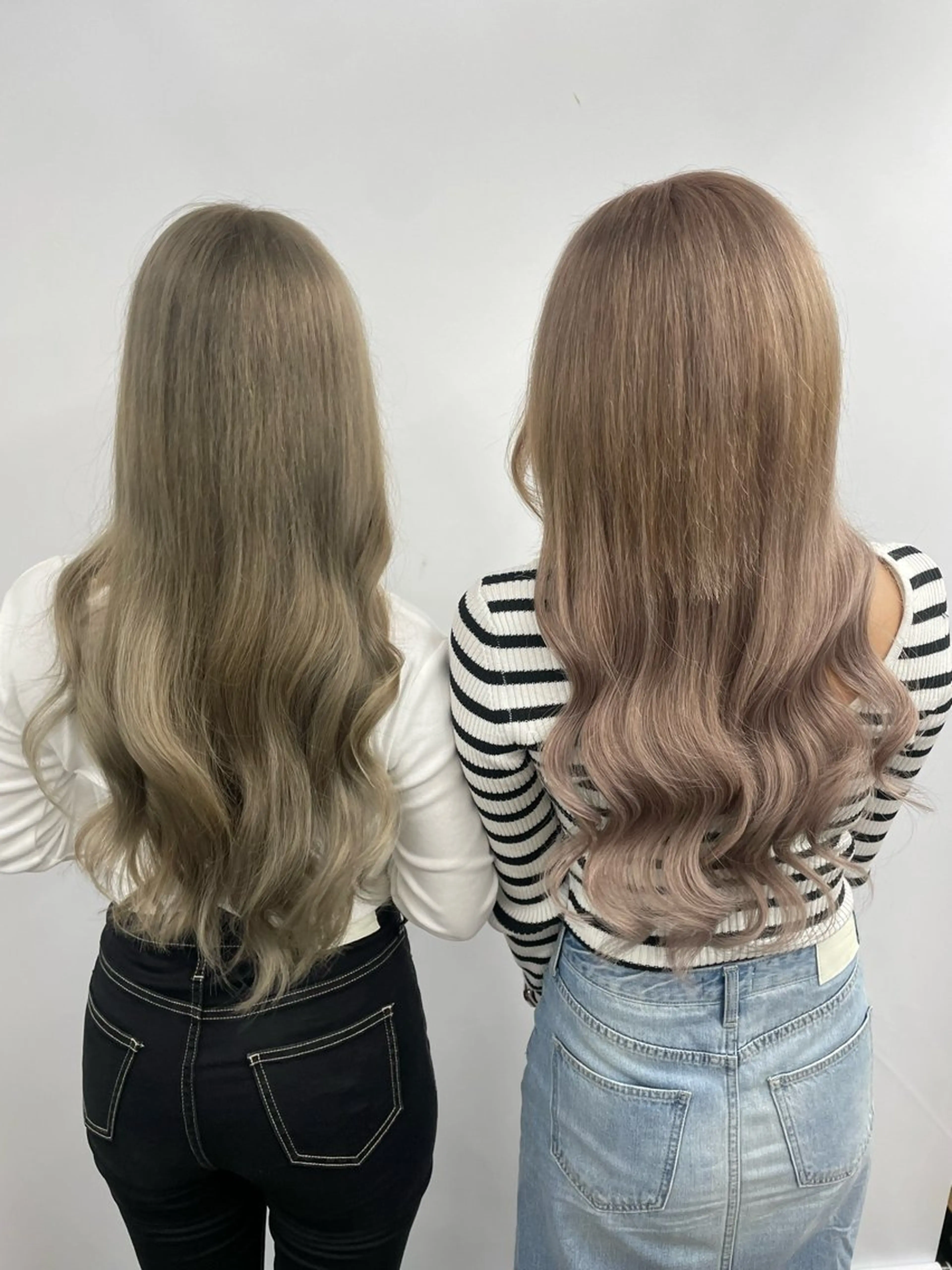 ロング 𝙃𝘼𝙍𝙐🎀 韓国×エクステのヘアスタイル