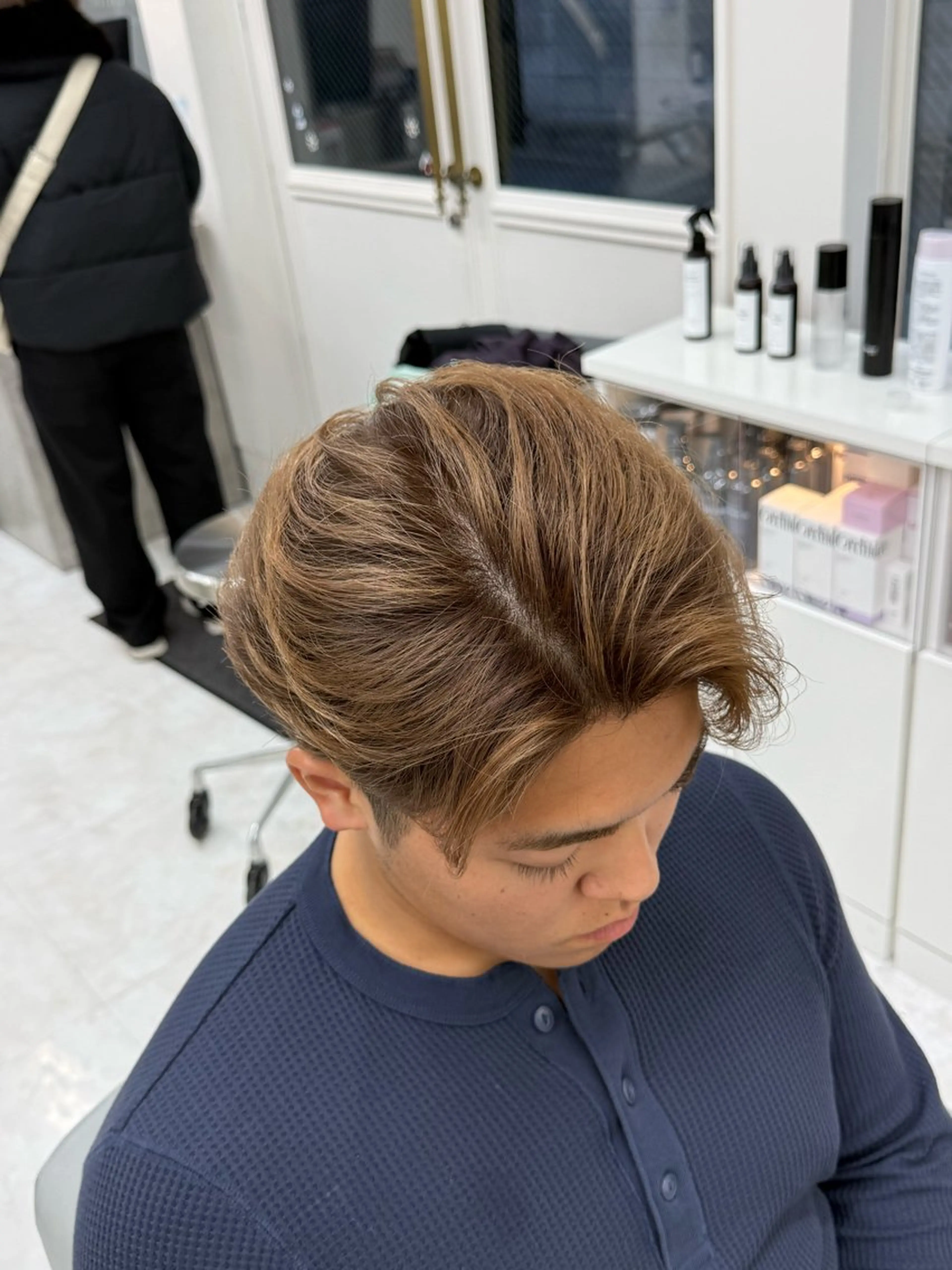 カラー メンズ カット ヘアカラー トリートメント ヘアセット 【バレイヤージュ】 🔥メンズRYUTAのヘアスタイル