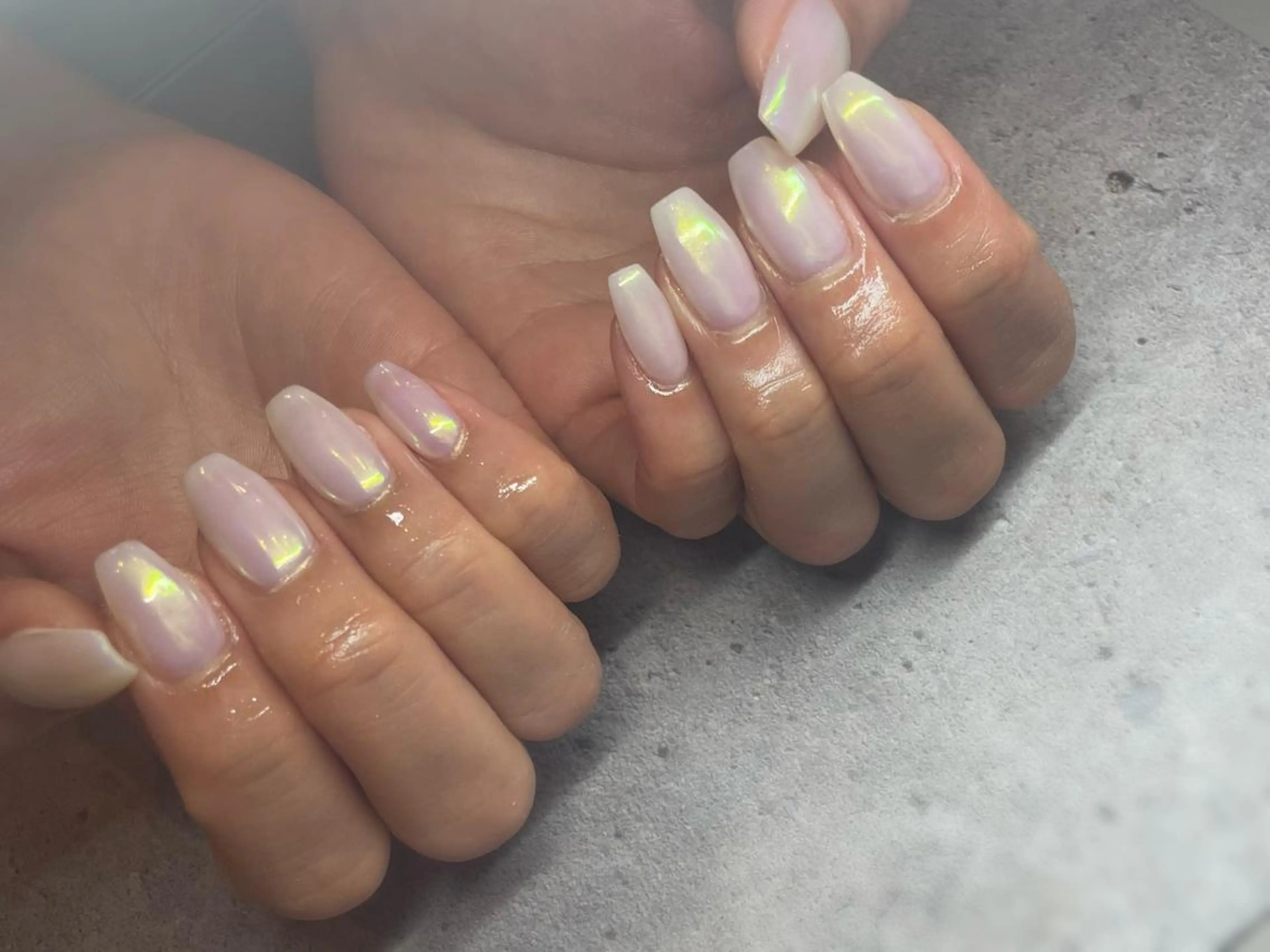 ネイル オーロラネイル Nail room 【Mente】のネイルデザイン