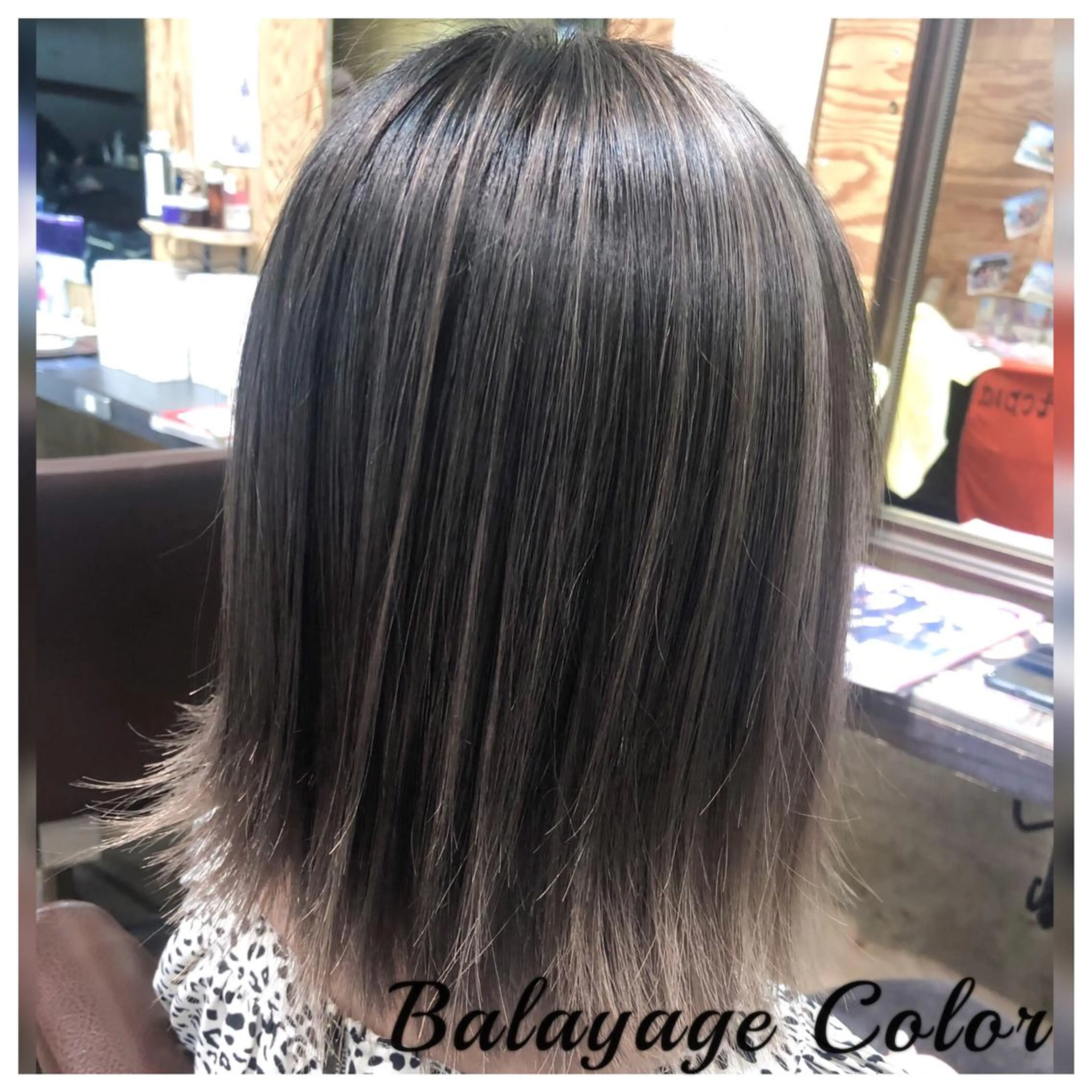 ミディアム カラー yuuka🌻 ハイライト/艶カラーのヘアスタイル