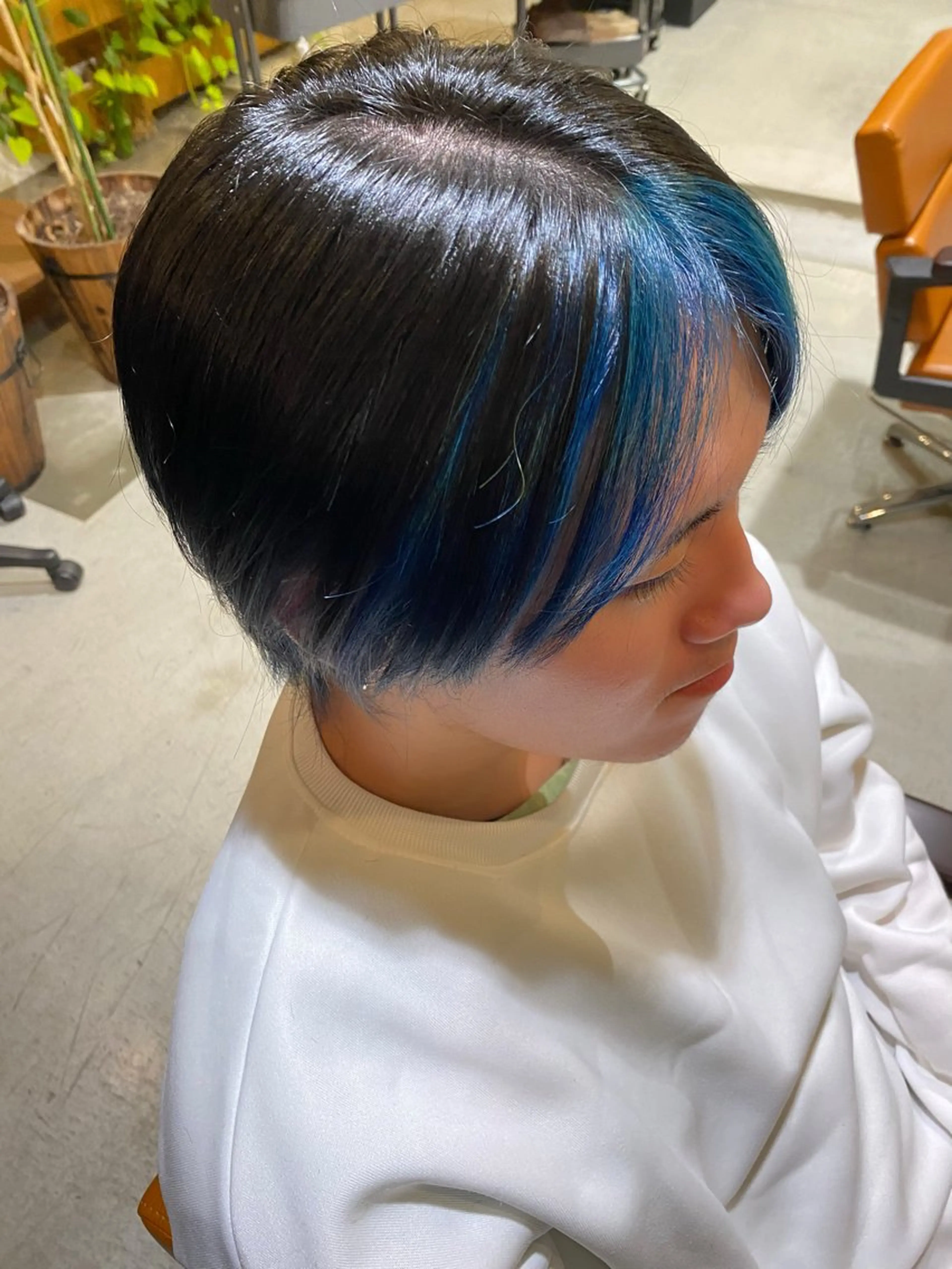 ショート カラー メンズ 関谷 のぞみのヘアスタイル