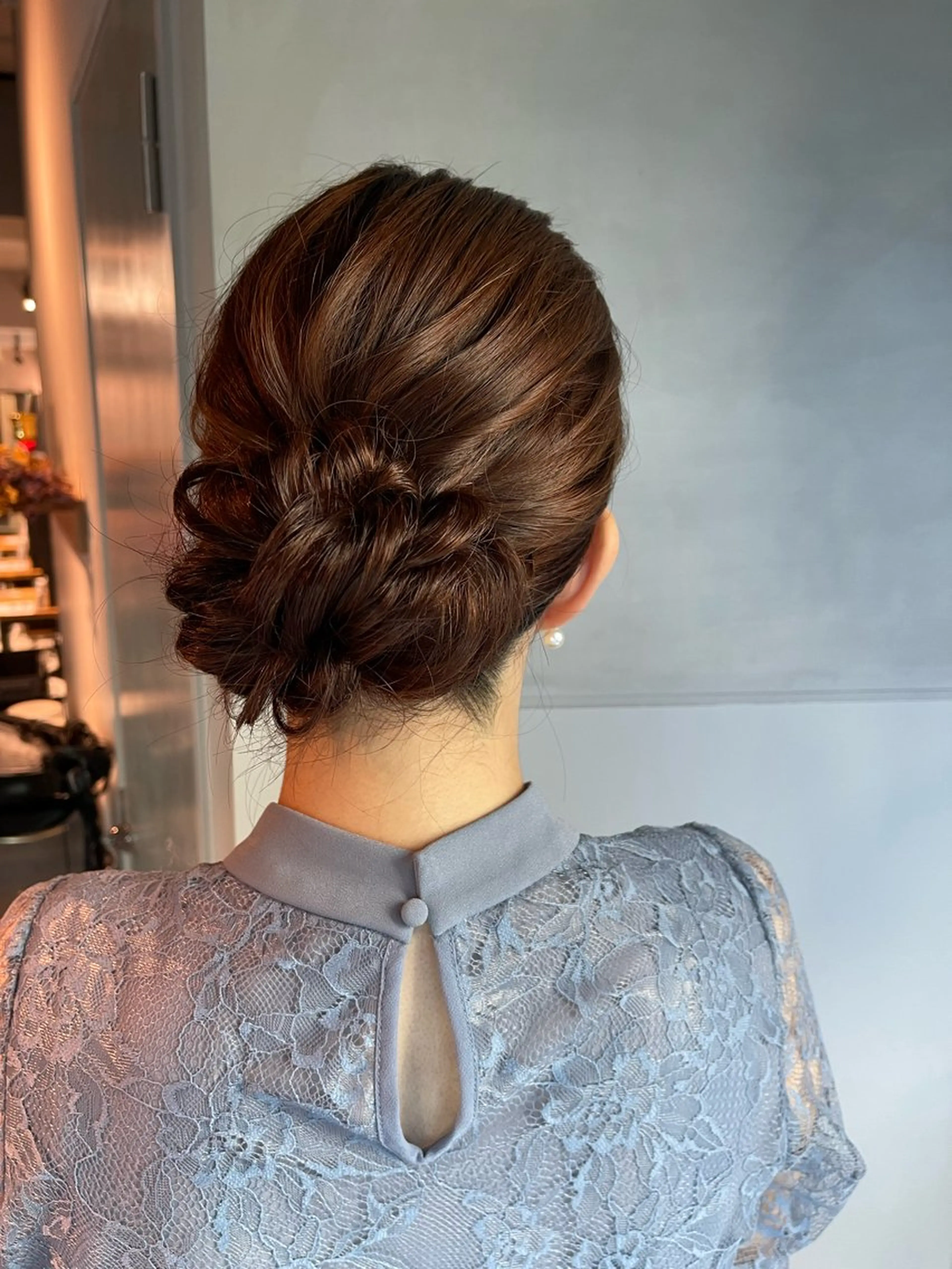 ヘアアレンジ ポニーテール 結婚式・ブライダル 卒業式のヘアスタイル ヘアセット charm《銀座》 ヘアセット/縮毛矯正のヘアスタイル