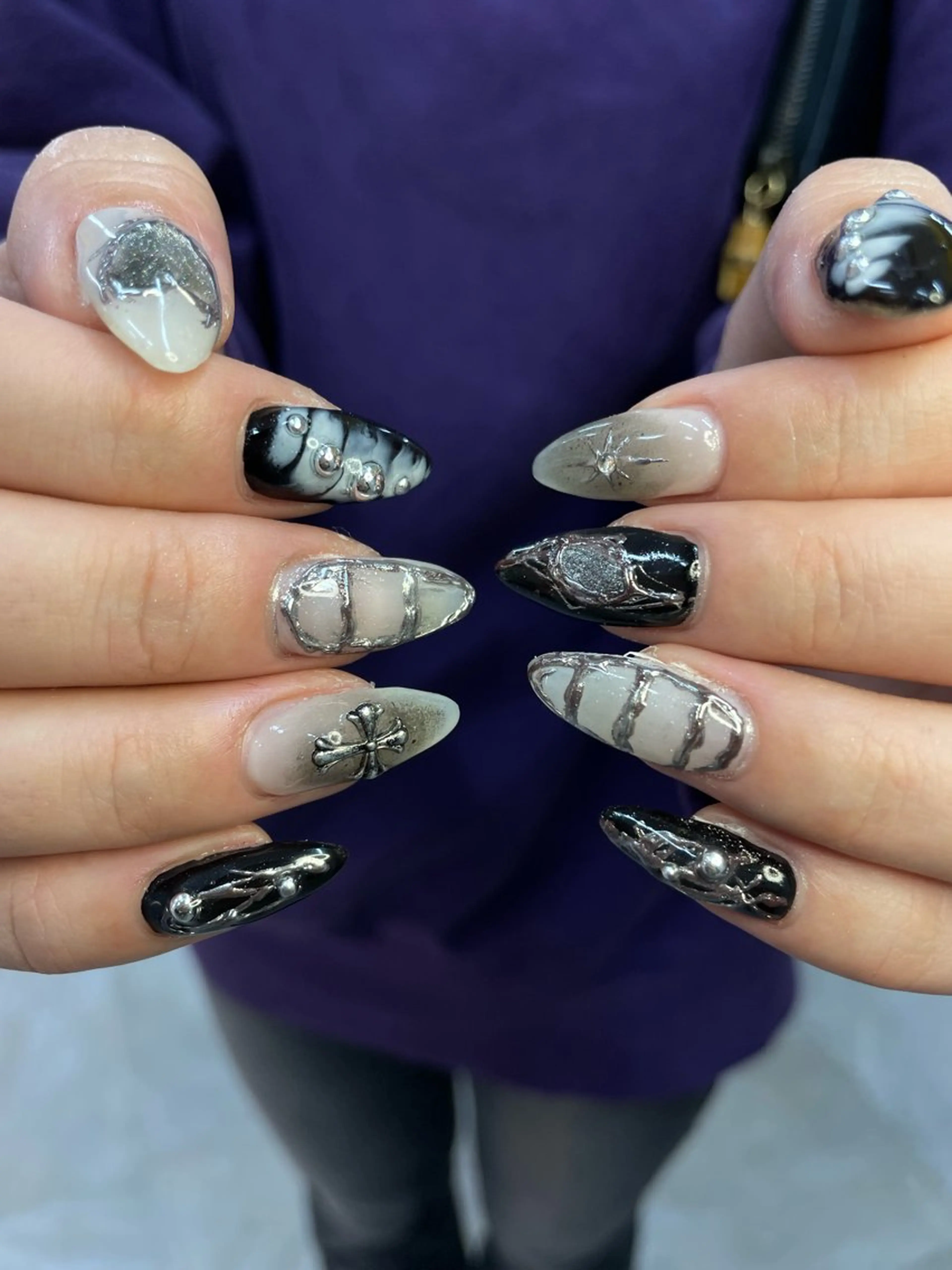 ネイル ハンドネイル ひめか🫁 推し概念・個性派のネイルデザイン