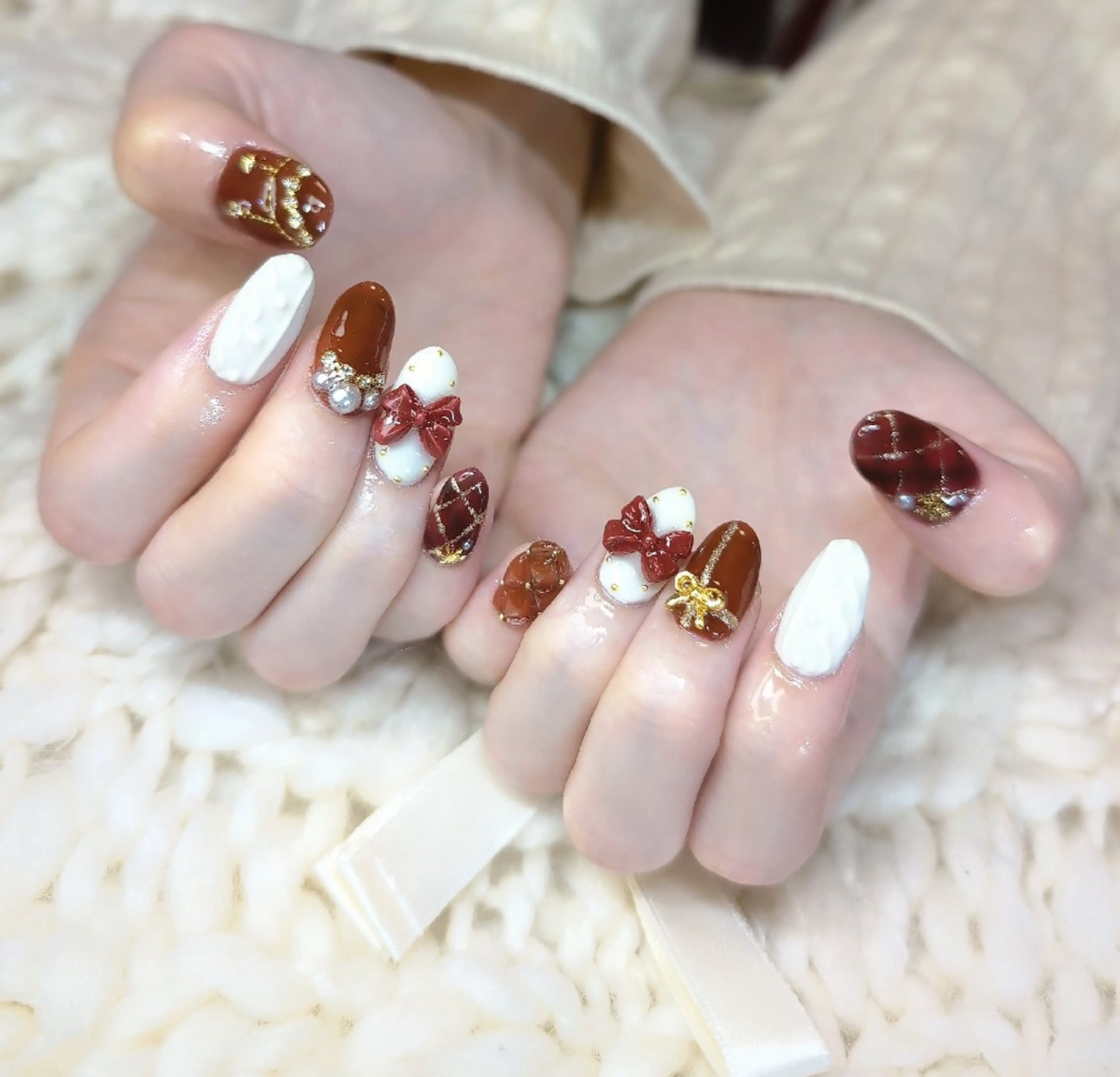 ネイル 長さ出し ジェルネイル 韓国ネイル マグネットネイル ニュアンスネイル ハンドネイル I LOVE ME NAIL.｡.:*♡のネイルデザイン