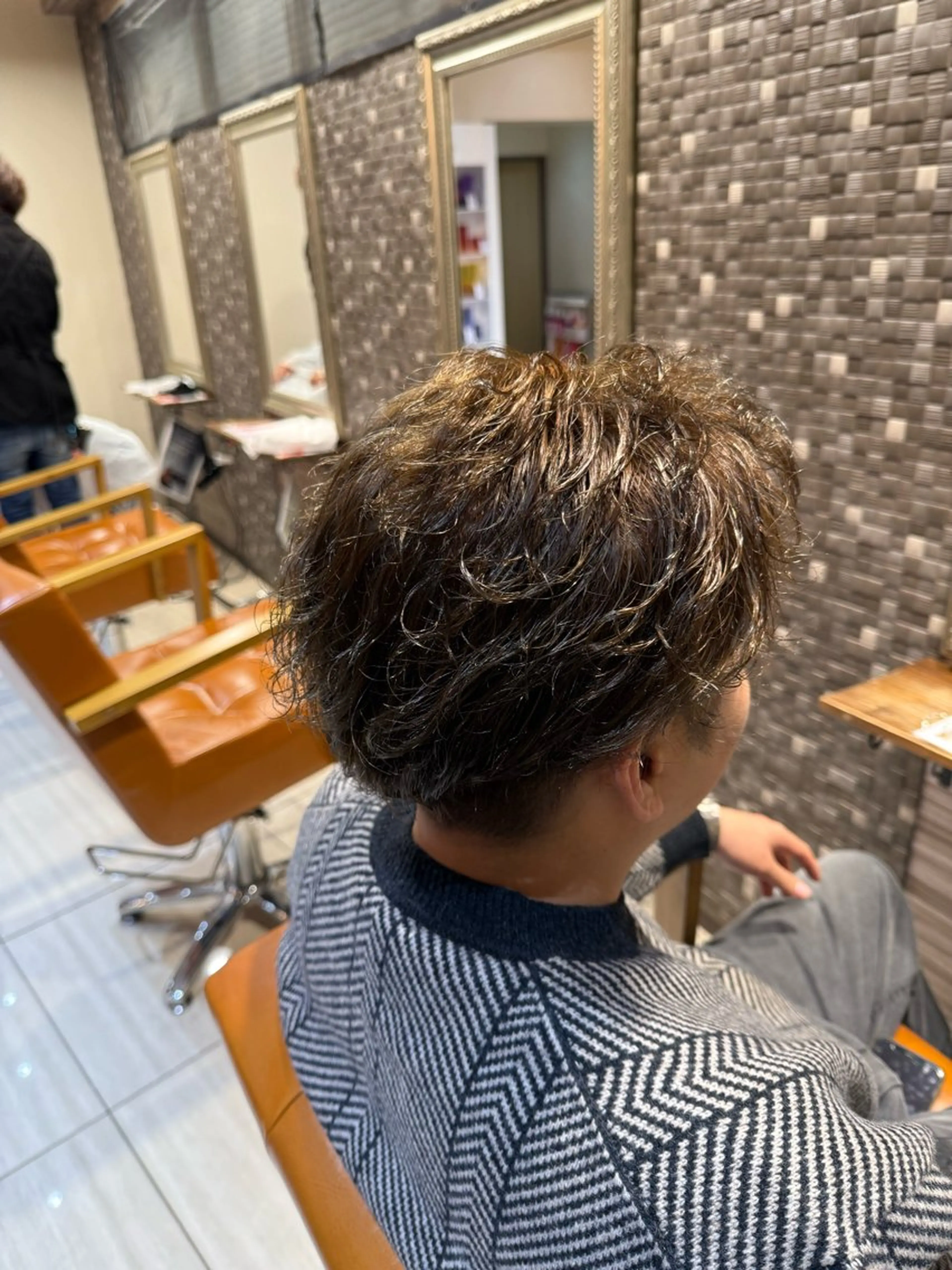 カラー パーマ メンズ カット ヘアカラー パーマ 🫧艶髪職人/相模 大野/新井公輔🫧のヘアスタイル