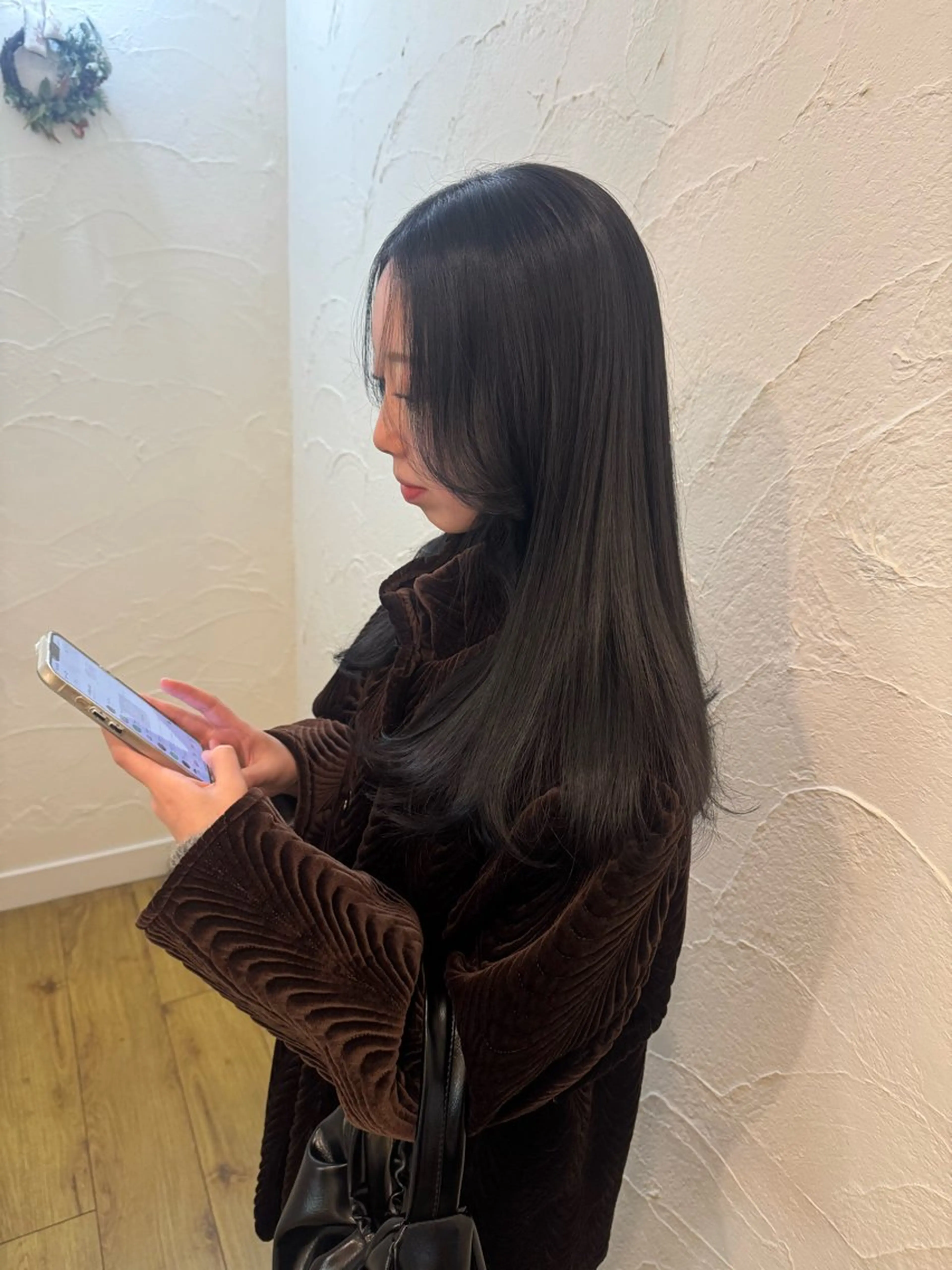 ロング カラー トリートメント 浦野 妃菜のヘアスタイル