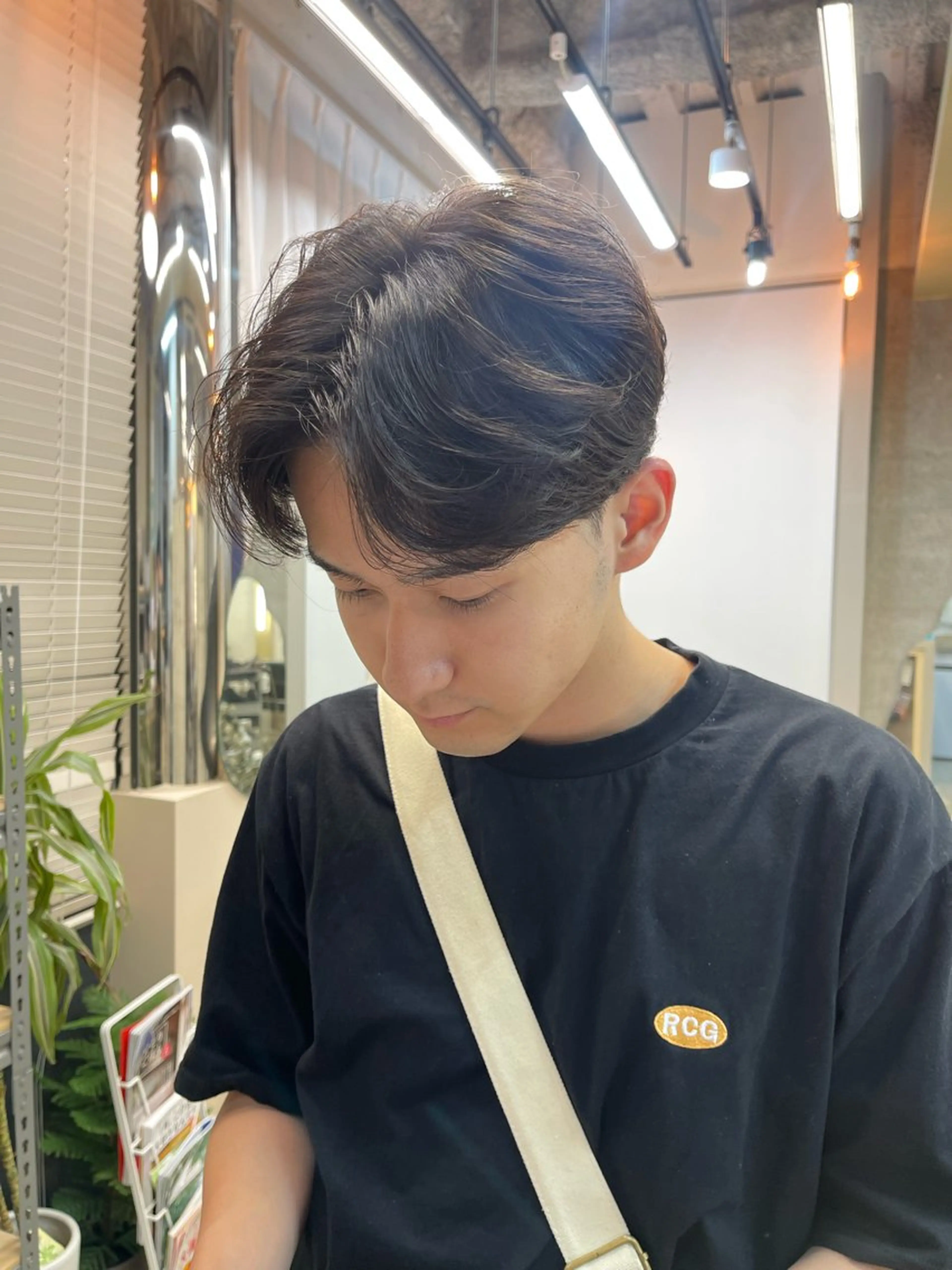 ショート パーマ メンズ カット パーマ Peyp所属・早瀬裕之 パーマのヘアスタイル