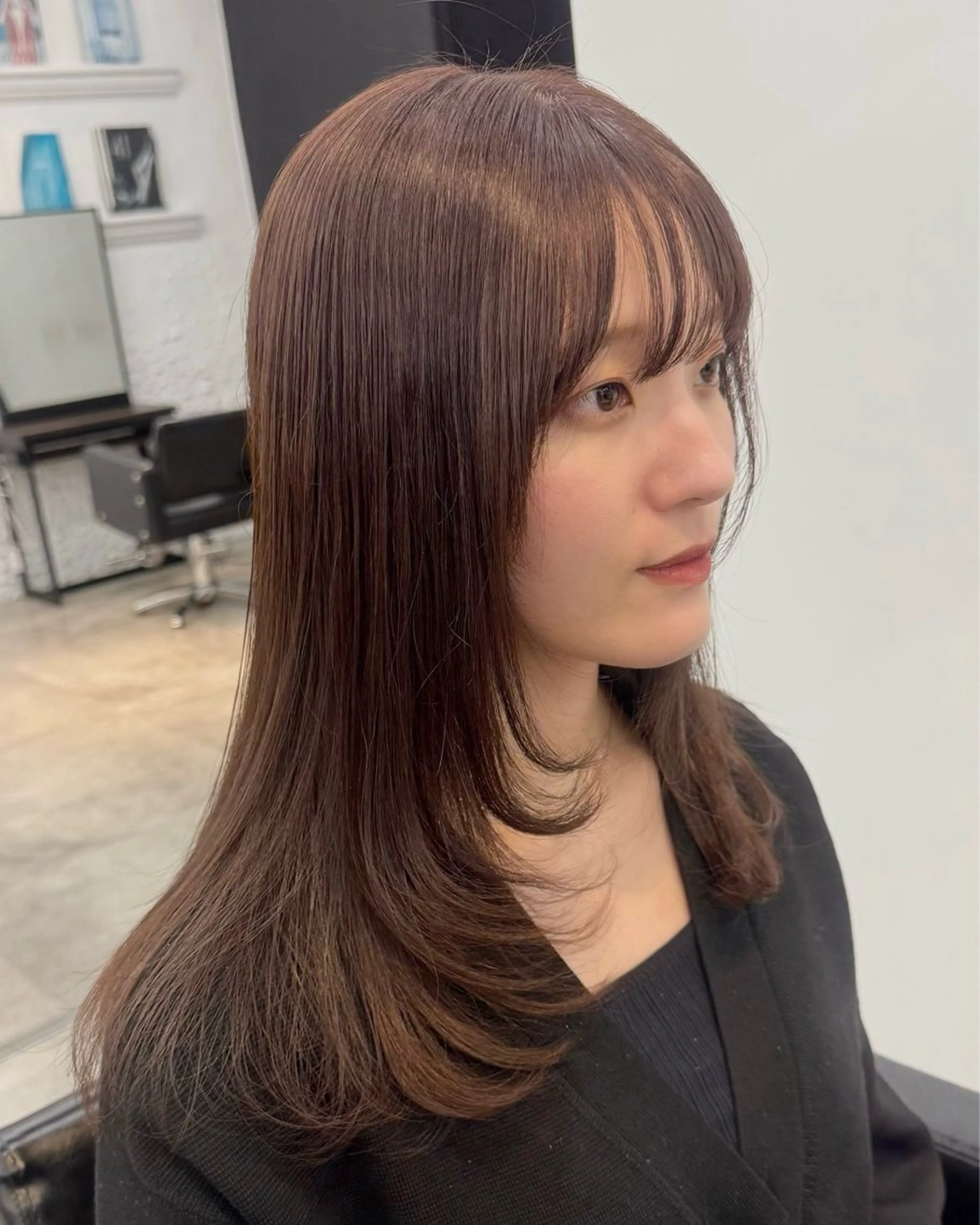 ショート カラー レイヤーカット レイヤー🩰顔まわり /透明感/kanaのヘアスタイル