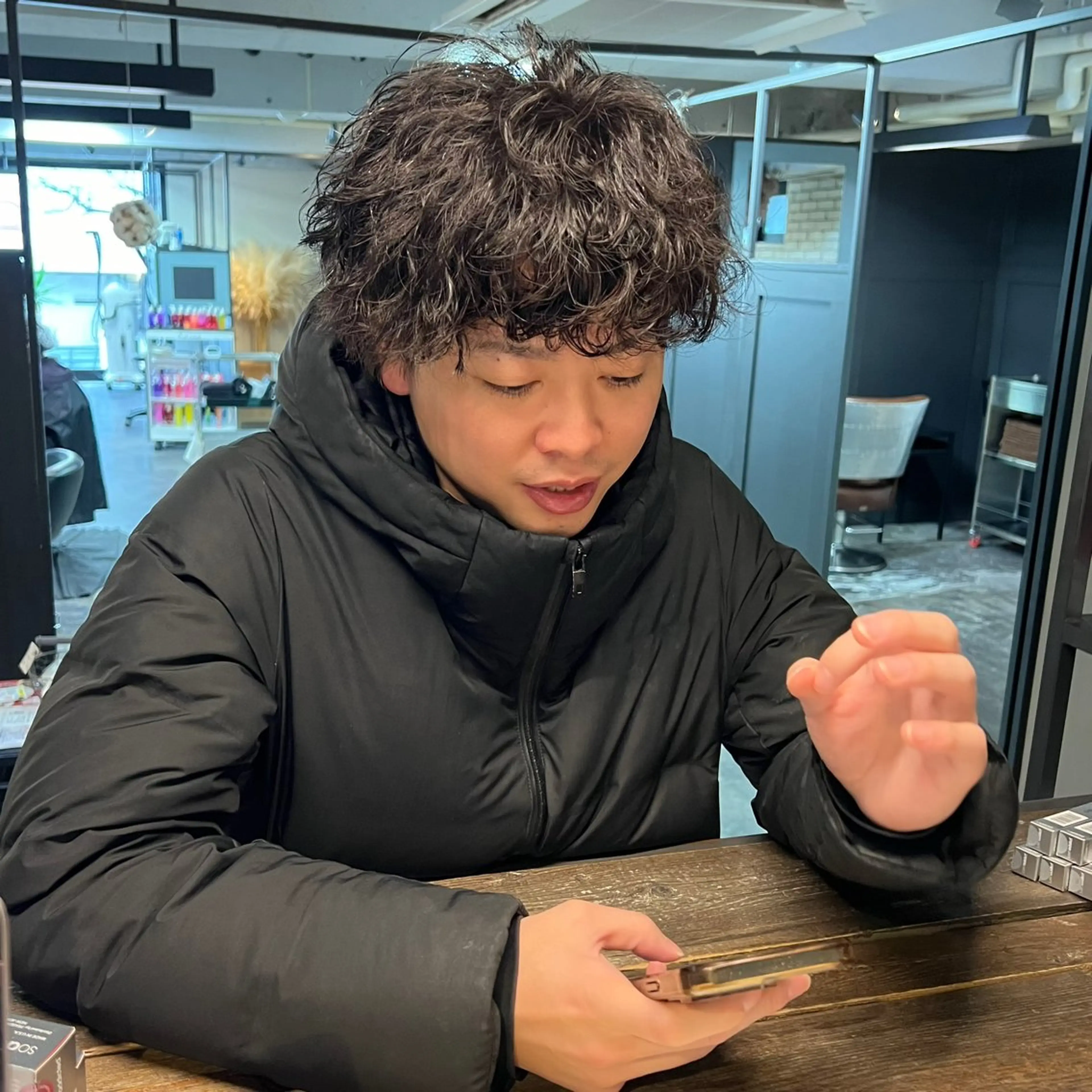 パーマ メンズ メンズパーマ スパイラルパーマ 💘札幌クロスパーマ 髪質改善💘rinaのヘアスタイル