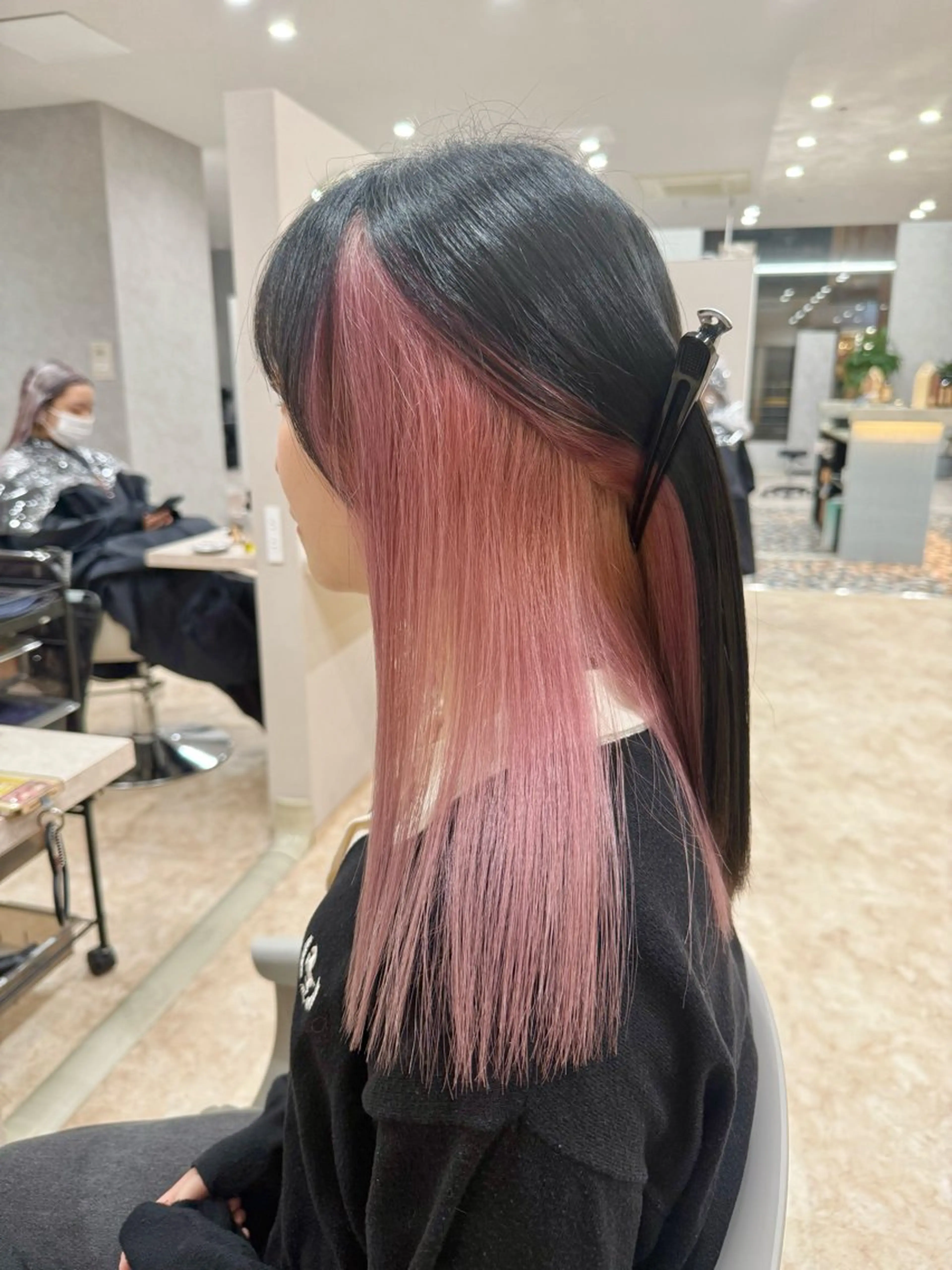 セミロング カラー カット ヘアカラー 水野 亨祐のヘアスタイル