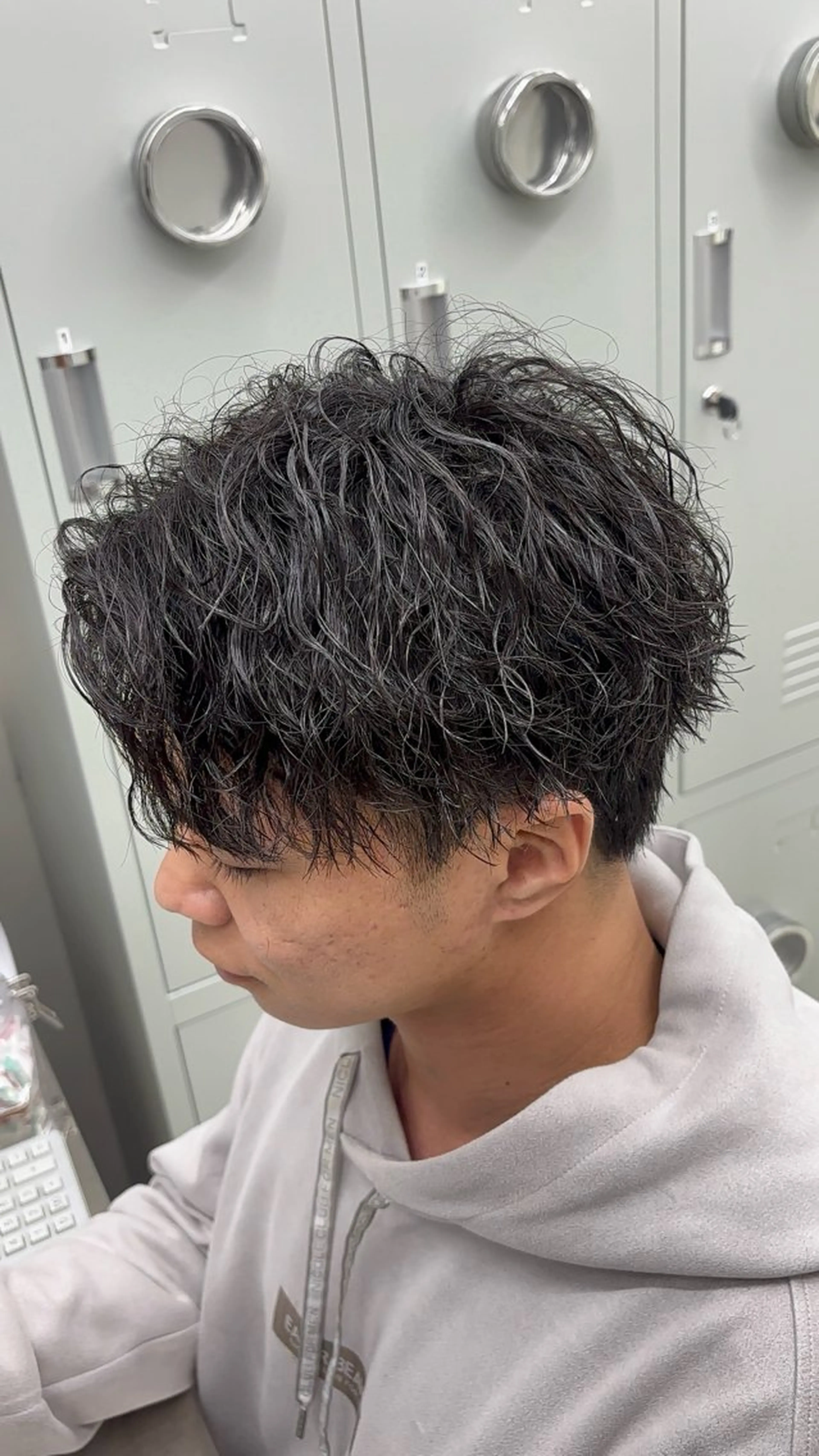 ショート パーマ メンズ カット パーマ 名古屋メンズパーマ /松井生のヘアスタイル