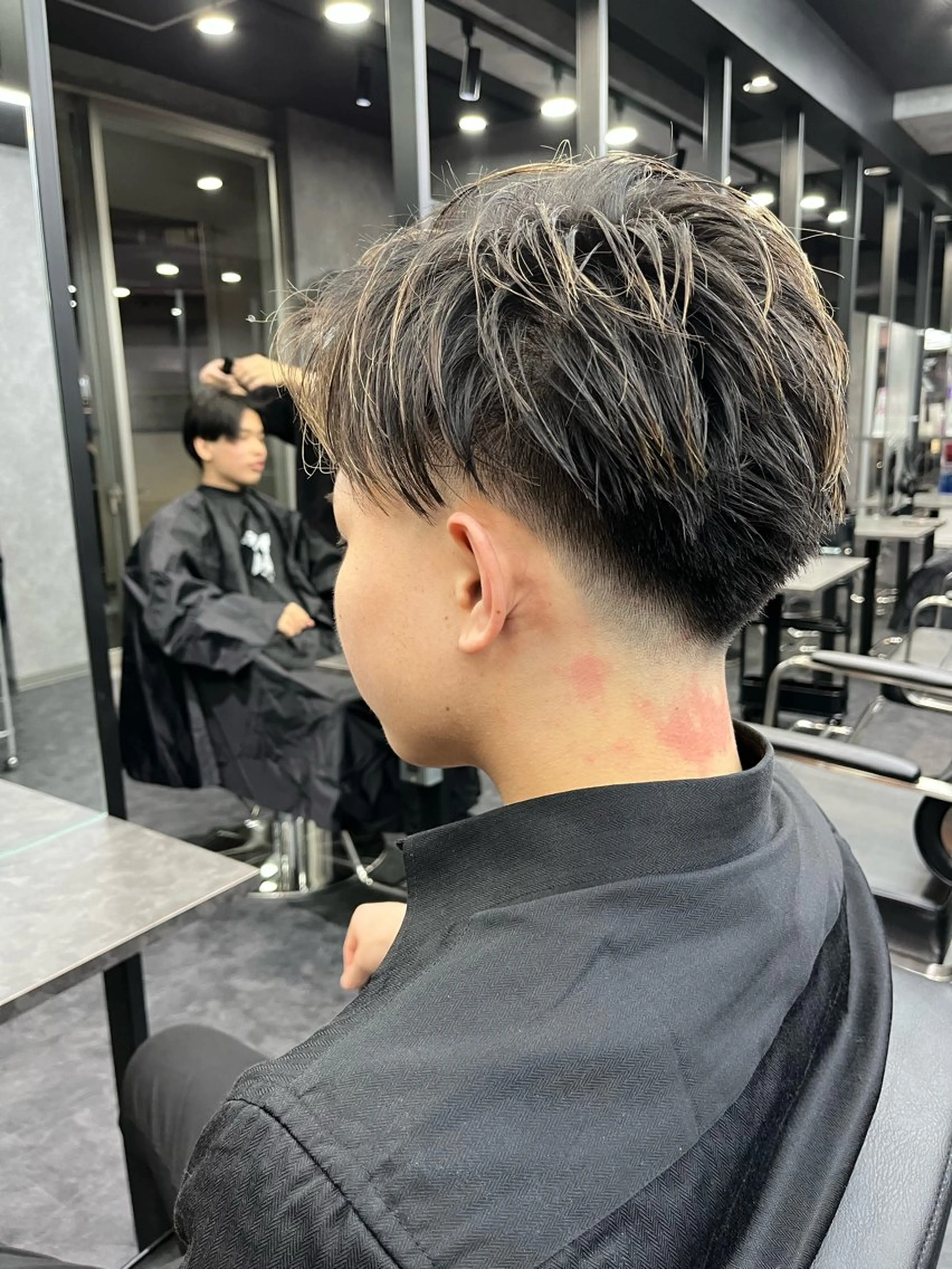 ショート パーマ メンズ カット トリートメント ヘッドスパ ヘアセット メンズ特化/パーマ /フェード/洋輔のヘアスタイル