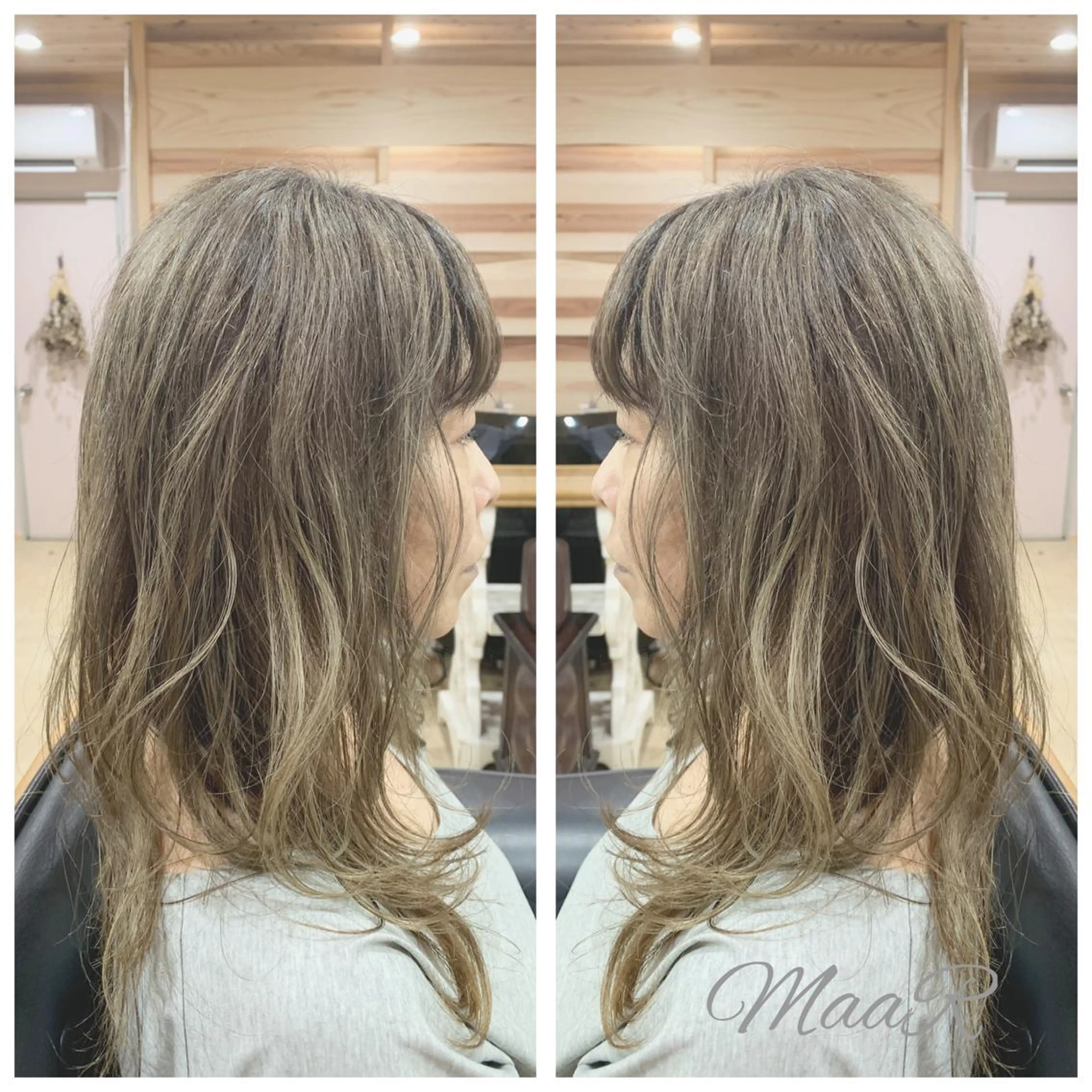 ロング カラー MaaR所属・Asuka Mabuchiのヘアスタイル